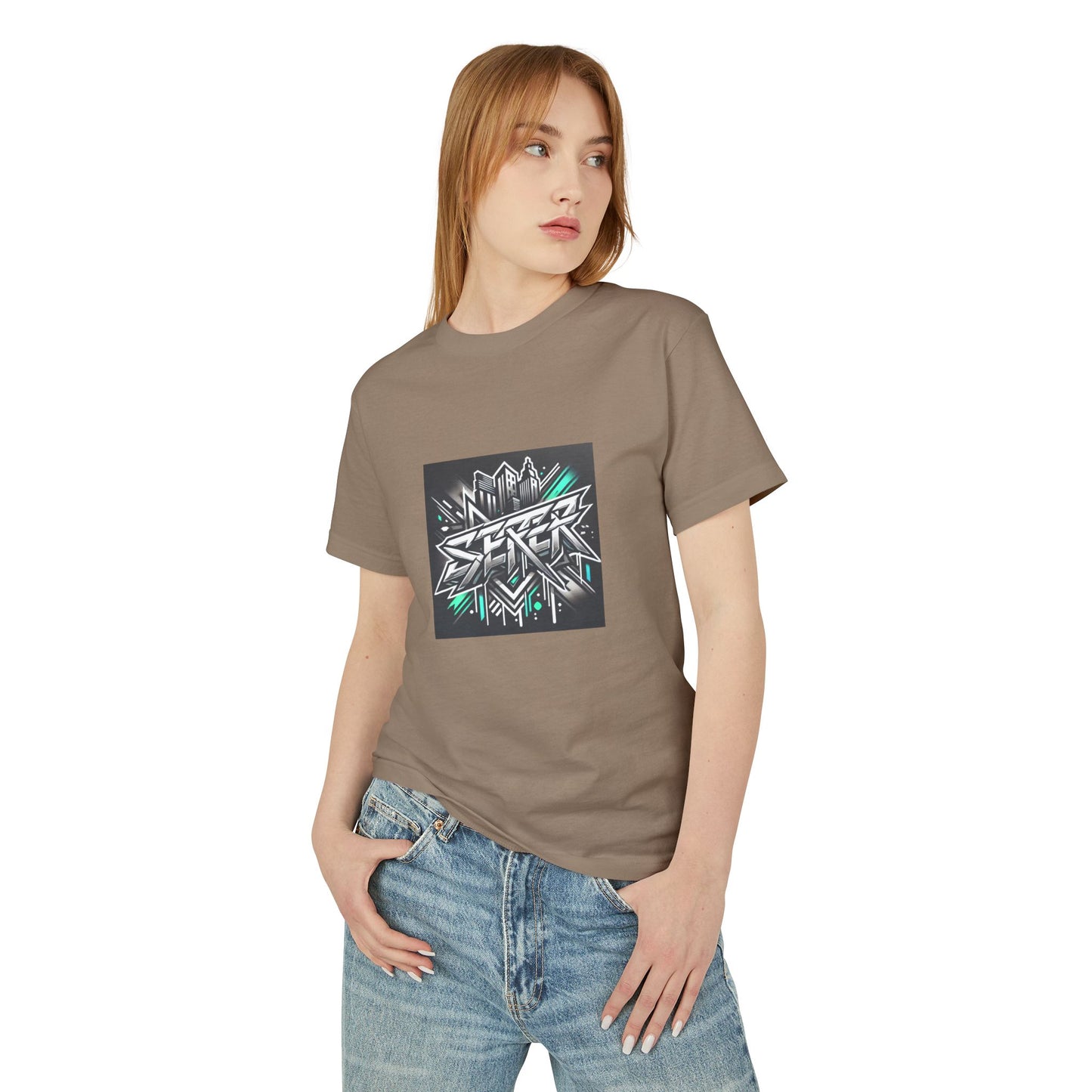 Street Art Inspired Unisex Heavyweight Cotton Tee – Urban Style & Kreativer Ausdruck