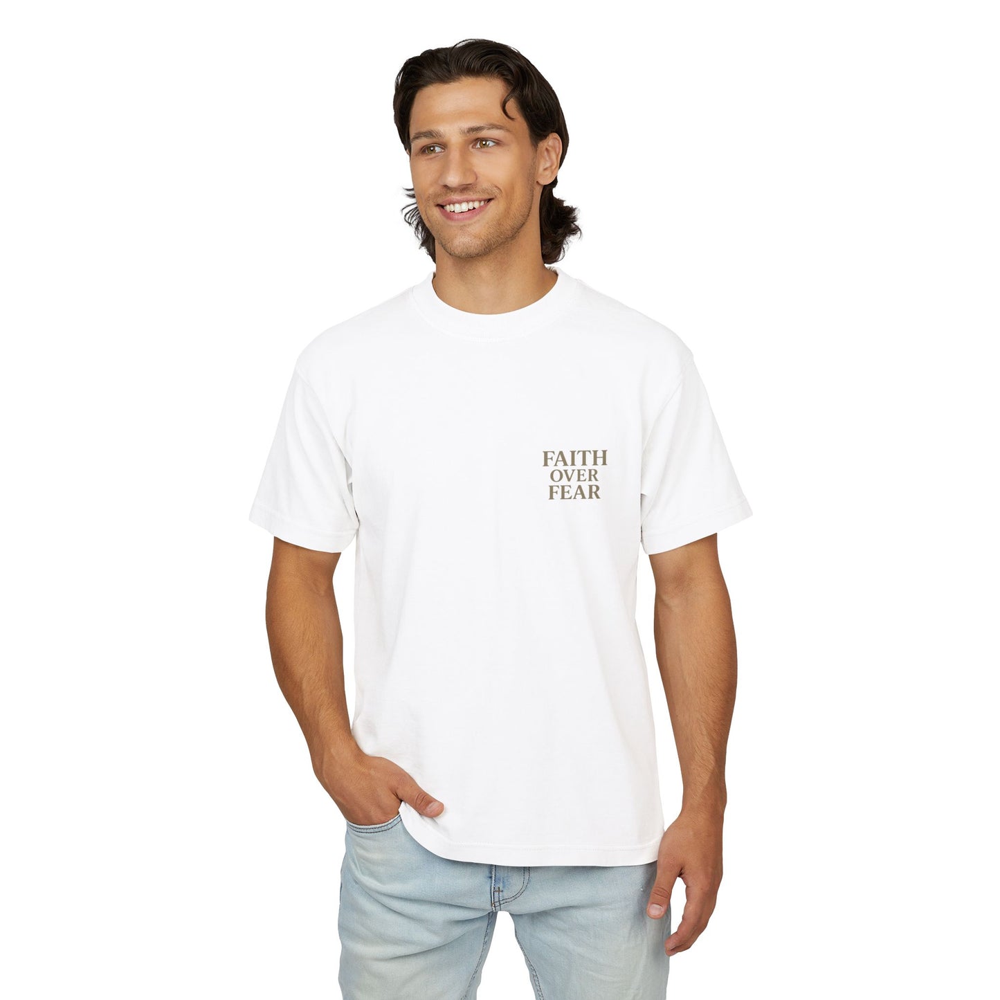 Faith Over Fear Unisex Urban Heavy Tee