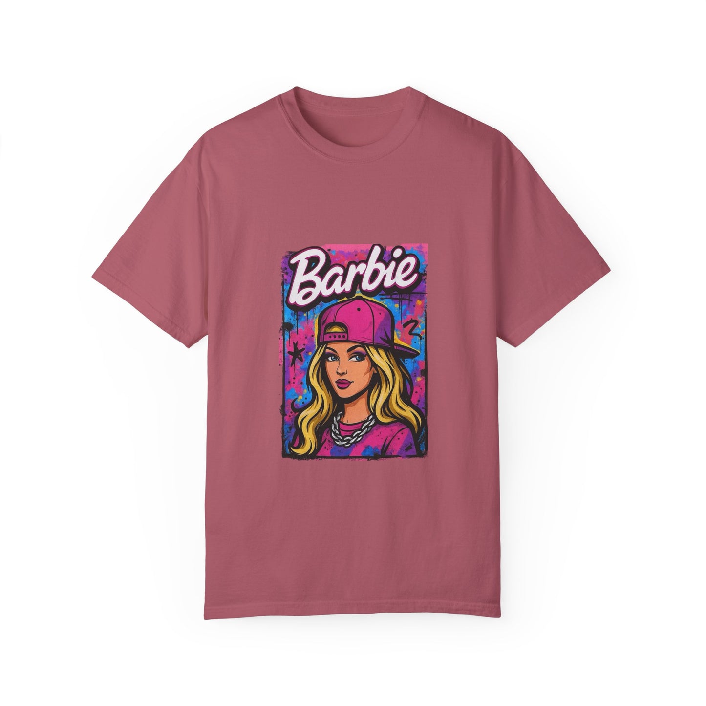 Barbie-Inspired Unisex Garment-Dyed T-Shirt – Stylische Streetwear
