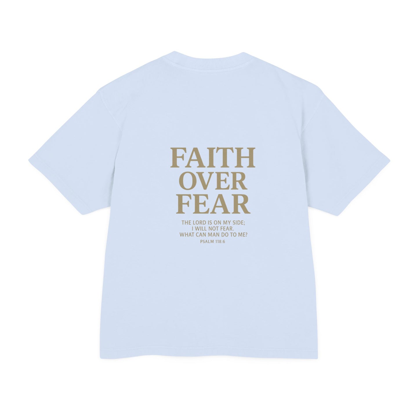 Faith Over Fear Unisex Urban Heavy Tee