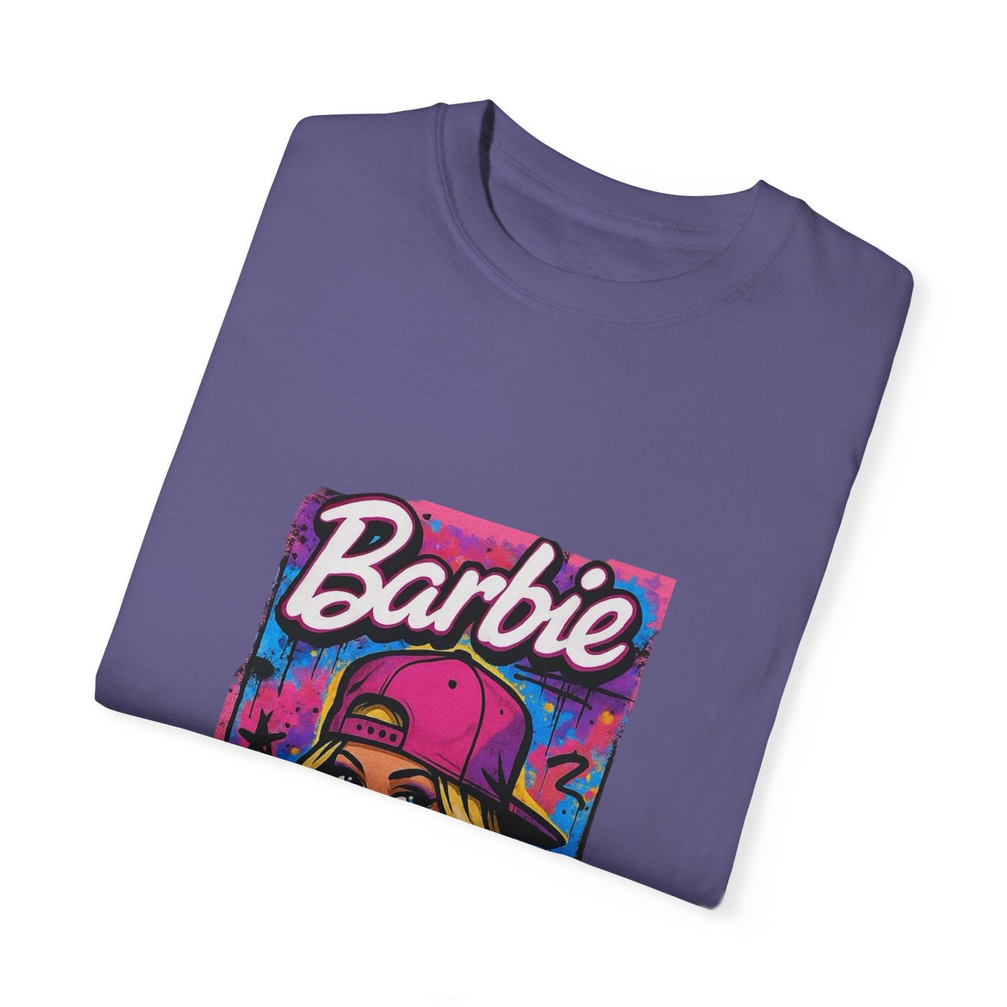 Barbie-Inspired Unisex Garment-Dyed T-Shirt – Stylische Streetwear