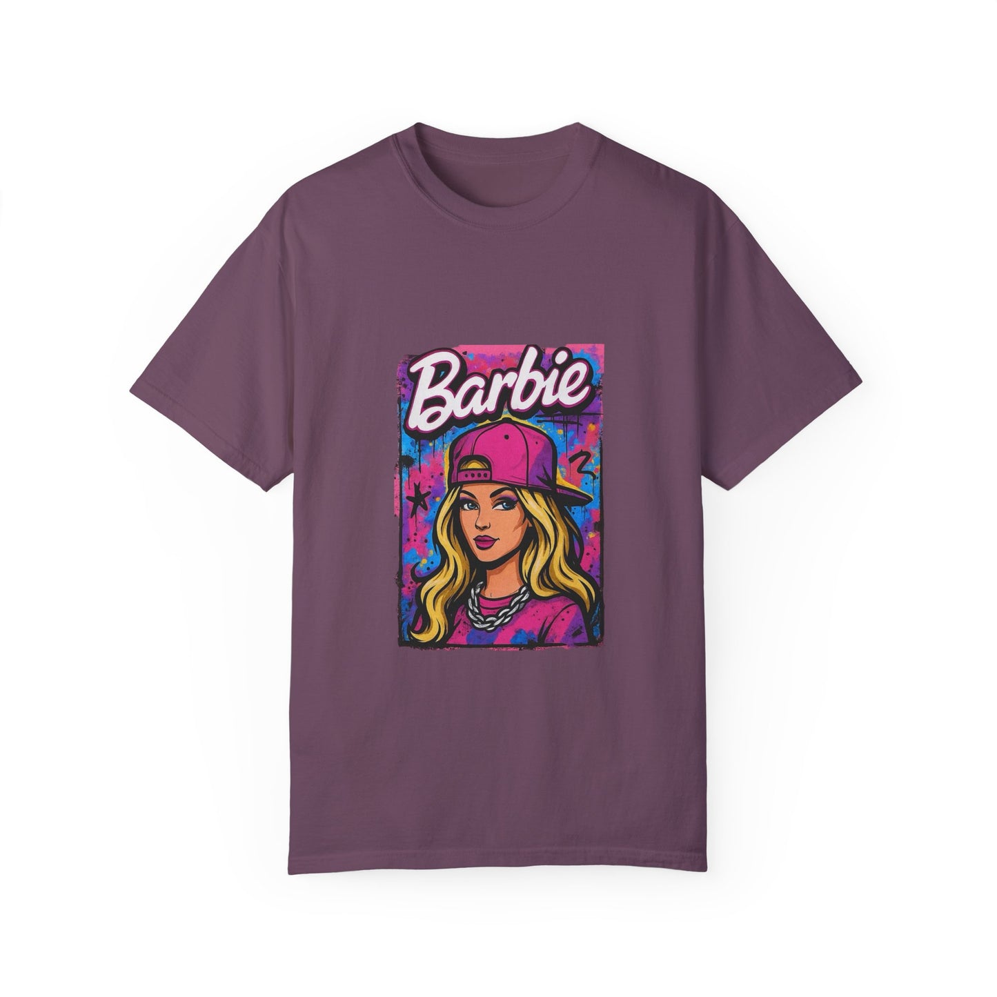 Barbie-Inspired Unisex Garment-Dyed T-Shirt – Stylische Streetwear