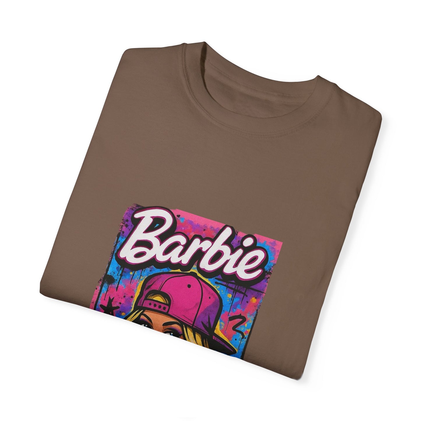 Barbie-Inspired Unisex Garment-Dyed T-Shirt – Stylische Streetwear