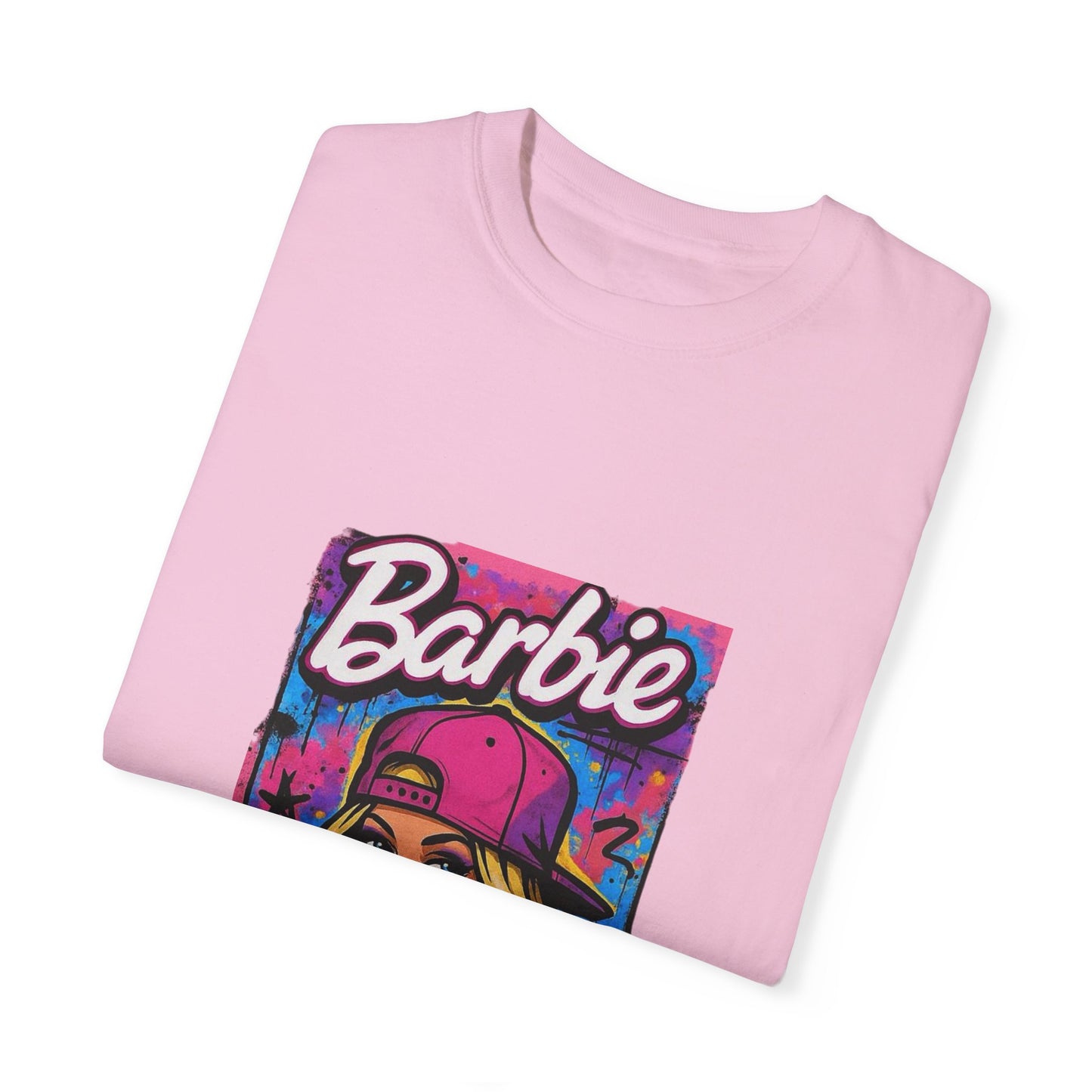 Barbie-Inspired Unisex Garment-Dyed T-Shirt – Stylische Streetwear