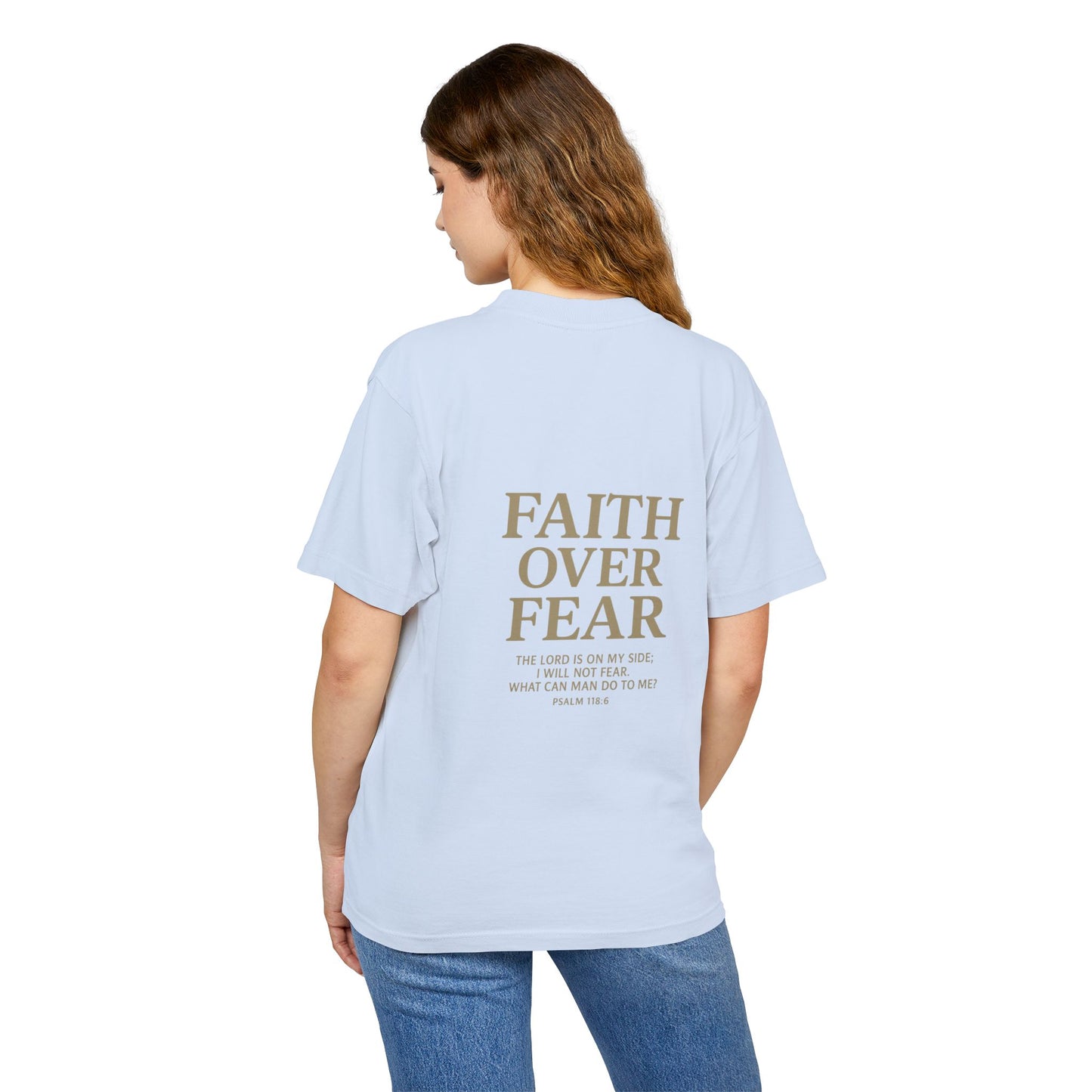 Faith Over Fear Unisex Urban Heavy Tee
