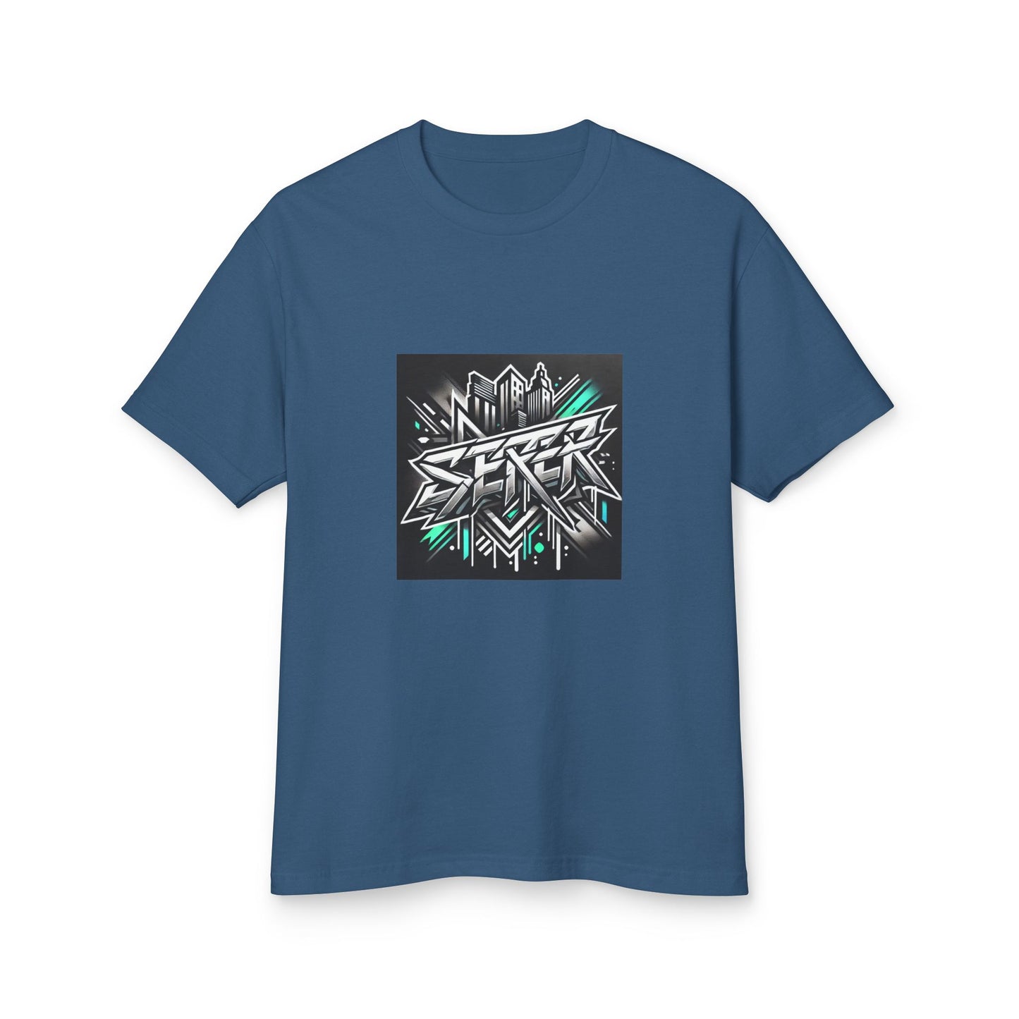 Street Art Inspired Unisex Heavyweight Cotton Tee – Urban Style & Kreativer Ausdruck