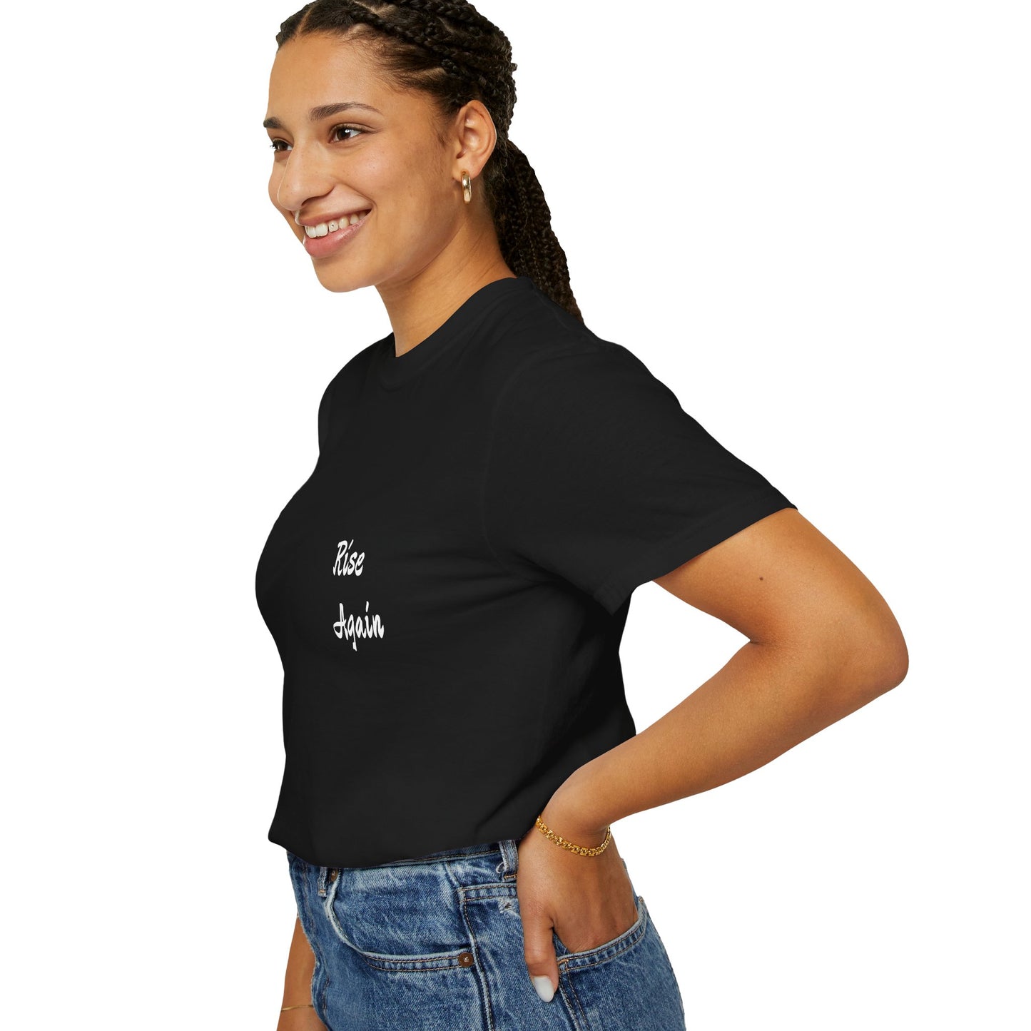 Unisex Rise Again Graphic T-Shirt - Resilient Against Conformity