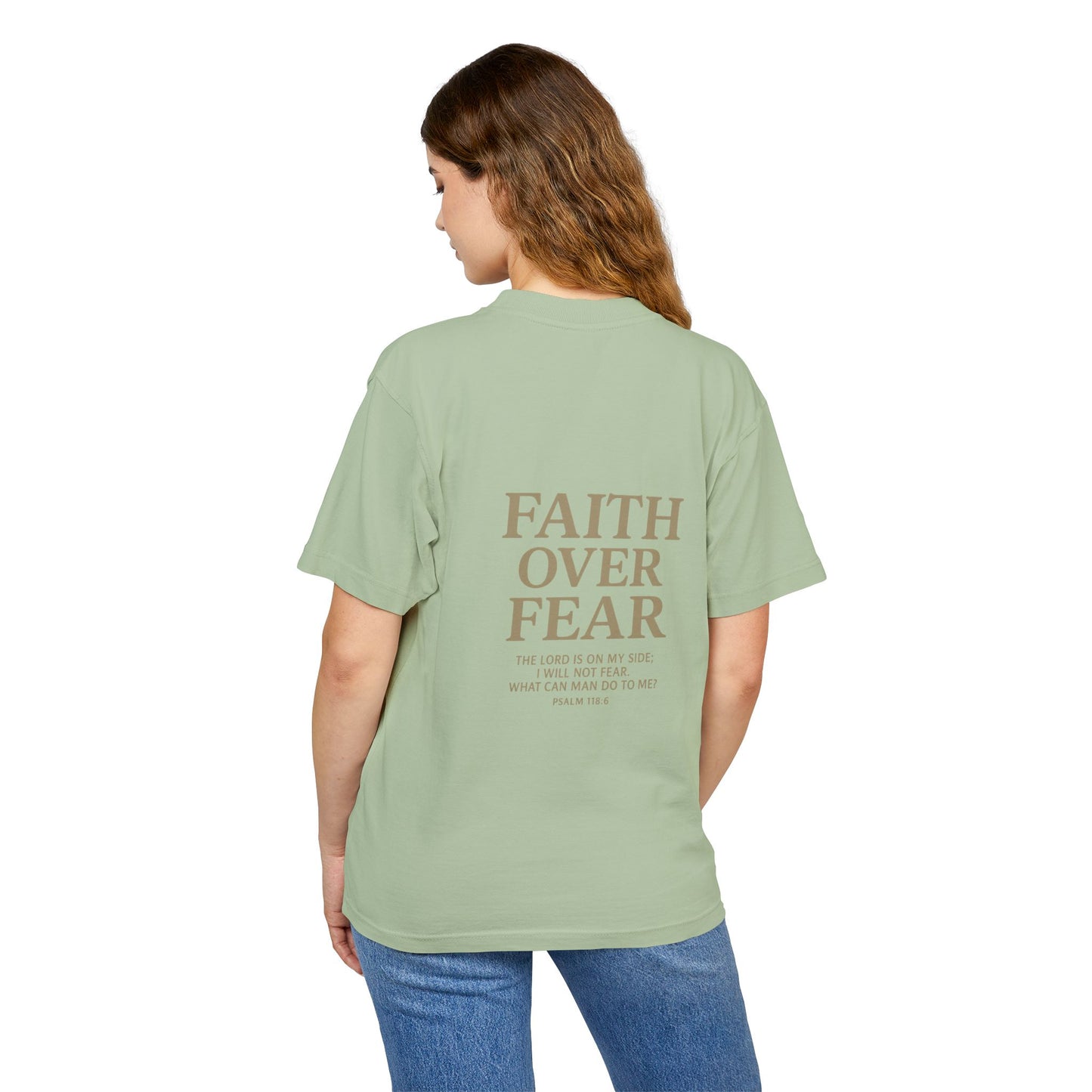 Faith Over Fear Unisex Urban Heavy Tee
