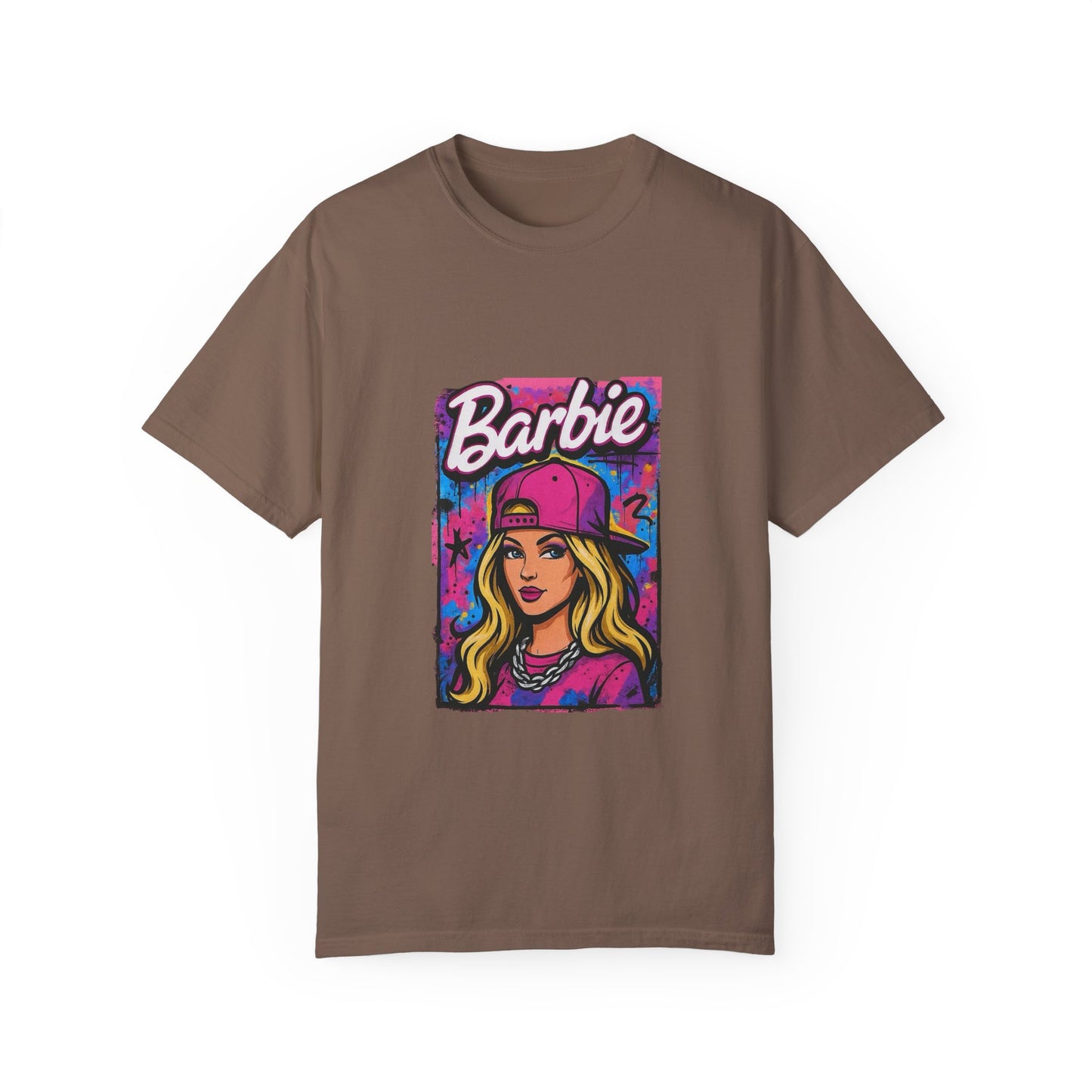Barbie-Inspired Unisex Garment-Dyed T-Shirt – Stylische Streetwear