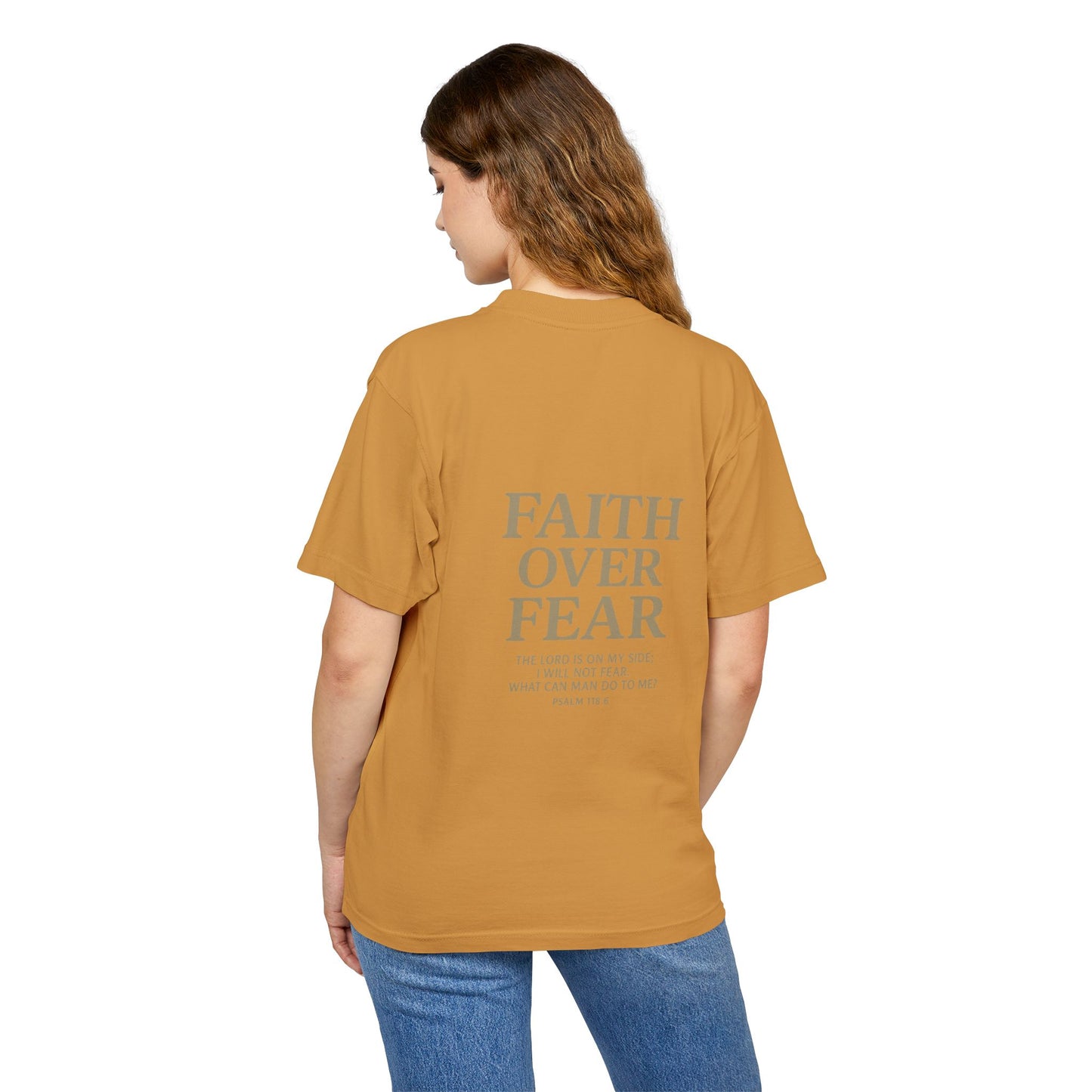 Faith Over Fear Unisex Urban Heavy Tee
