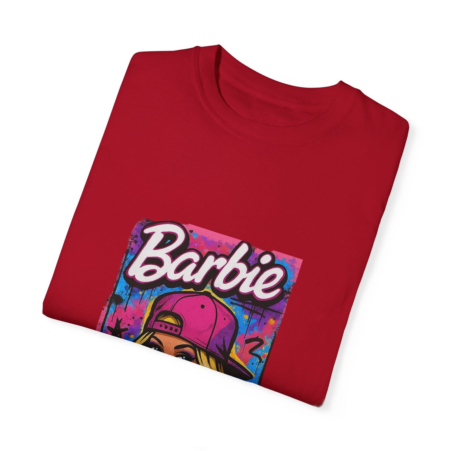 Barbie-Inspired Unisex Garment-Dyed T-Shirt – Stylische Streetwear