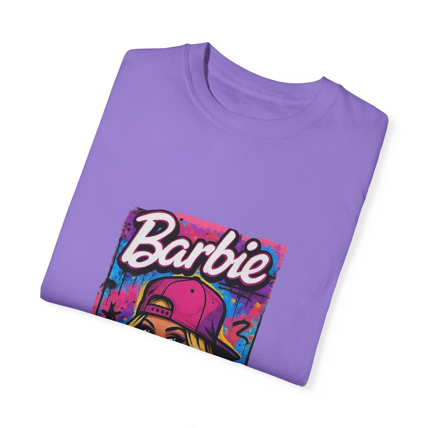 Barbie-Inspired Unisex Garment-Dyed T-Shirt – Stylische Streetwear