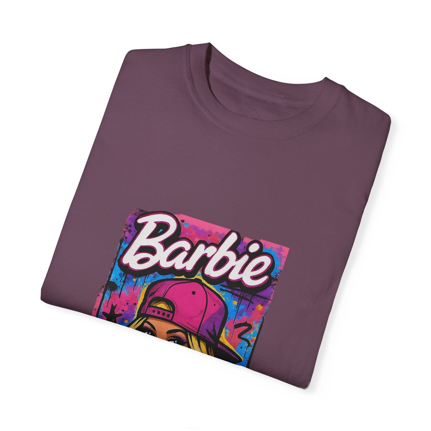 Barbie-Inspired Unisex Garment-Dyed T-Shirt – Stylische Streetwear