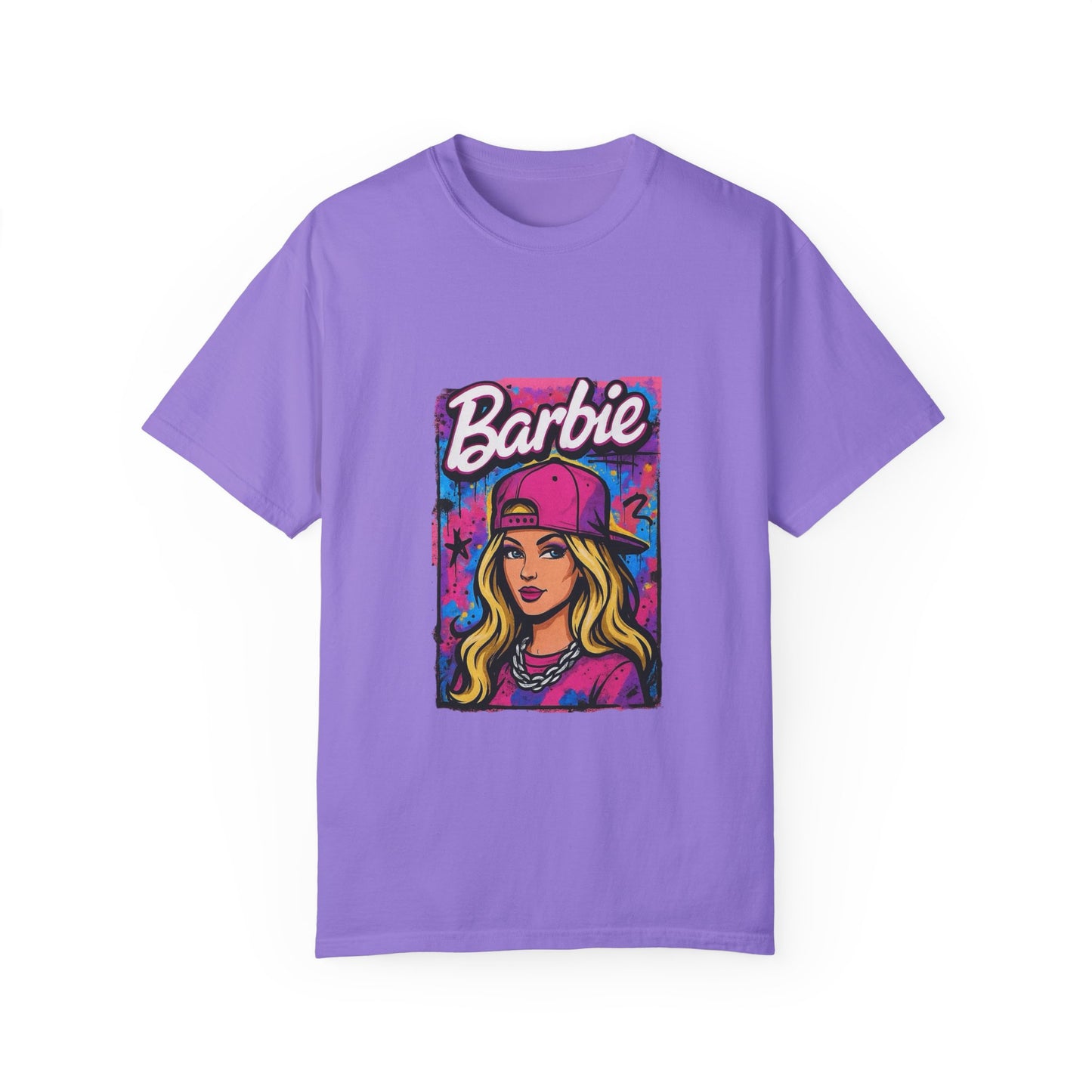 Barbie-Inspired Unisex Garment-Dyed T-Shirt – Stylische Streetwear