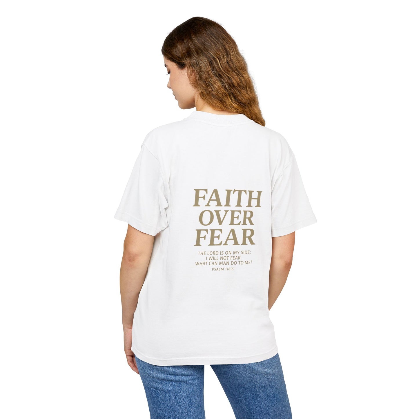 Faith Over Fear Unisex Urban Heavy Tee