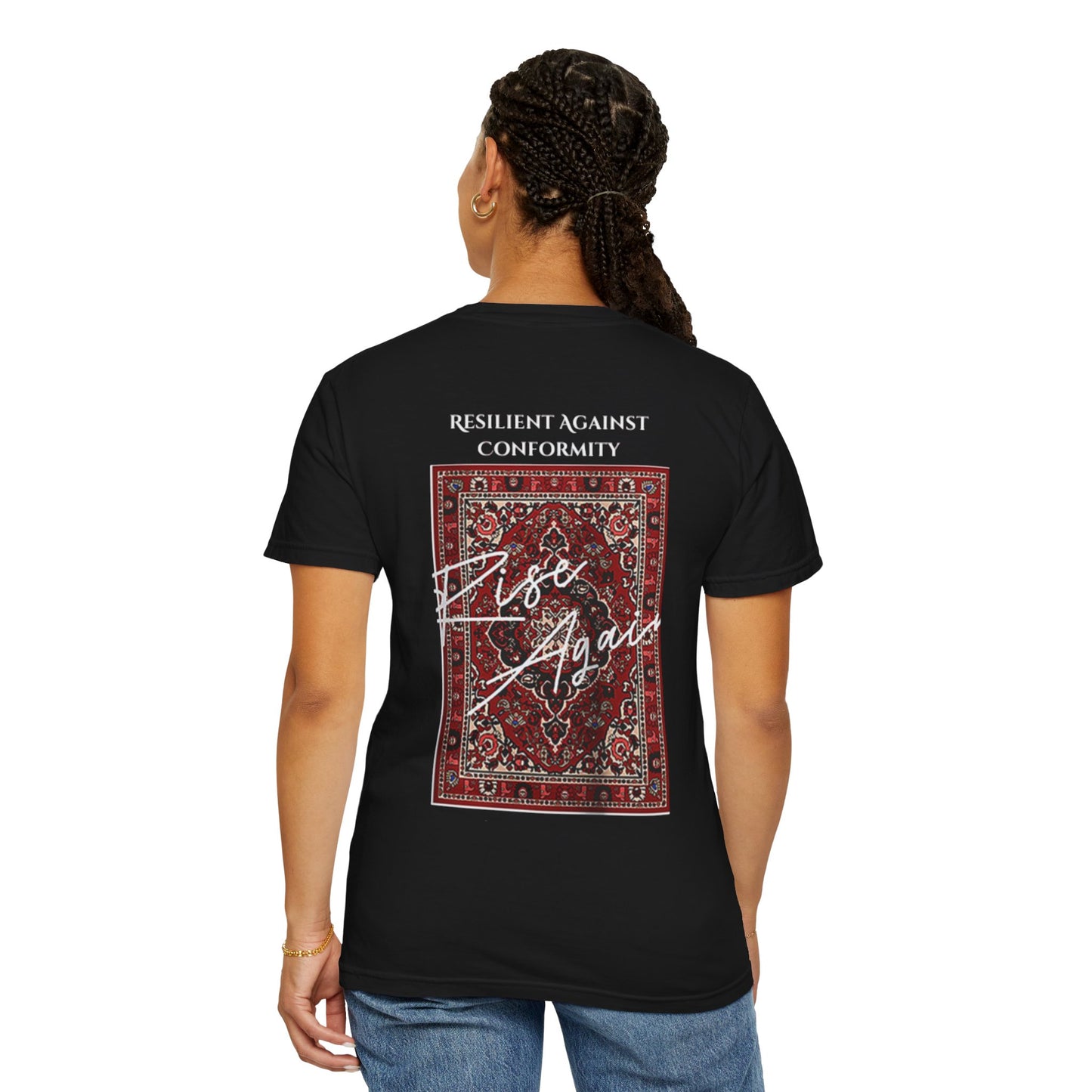 Unisex Rise Again Graphic T-Shirt - Resilient Against Conformity
