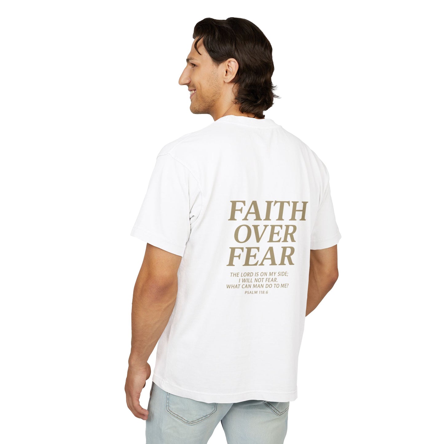 Faith Over Fear Unisex Urban Heavy Tee