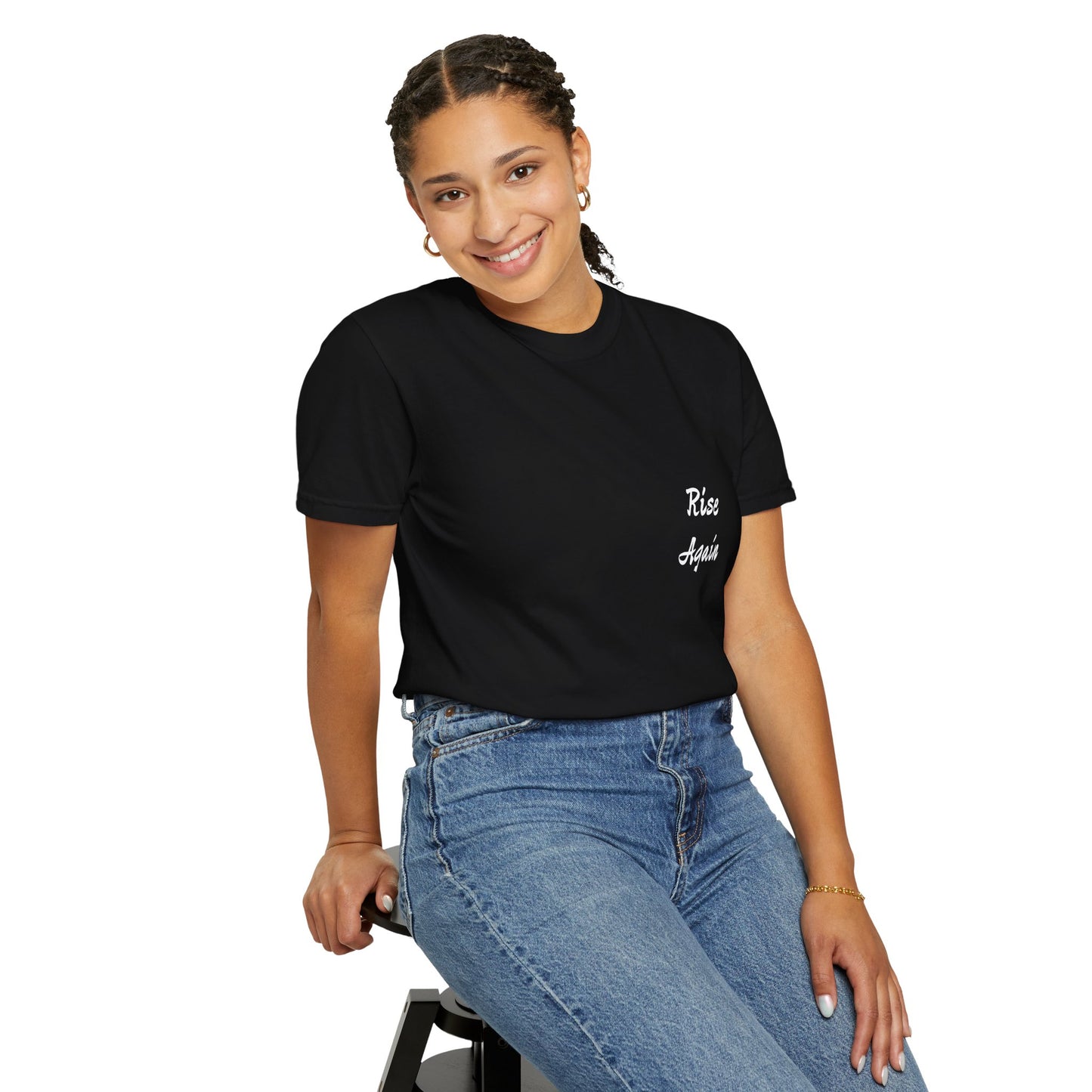 Unisex Rise Again Graphic T-Shirt - Resilient Against Conformity