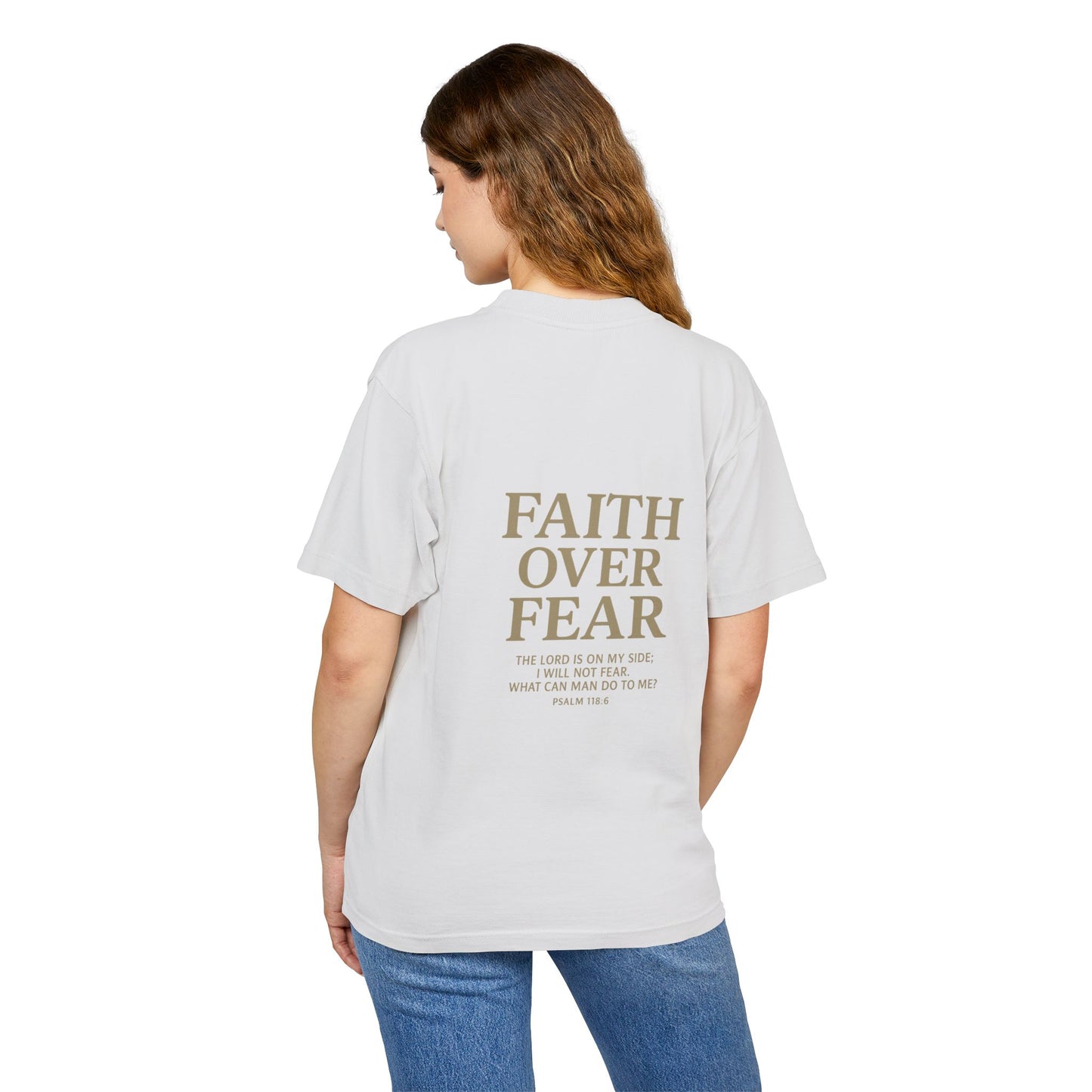 Faith Over Fear Unisex Urban Heavy Tee