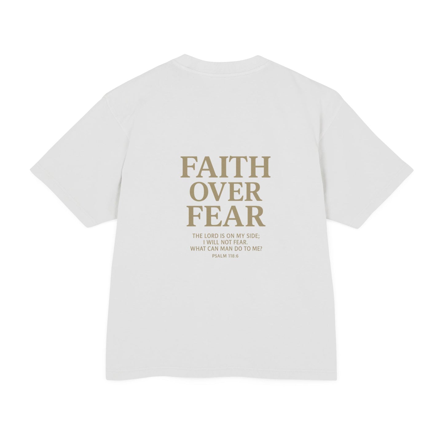 Faith Over Fear Unisex Urban Heavy Tee