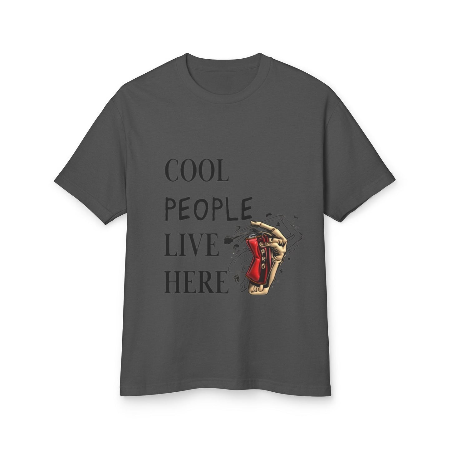Cool People Live Here Unisex Tee - Heavyweight Cotton T-Shirt
