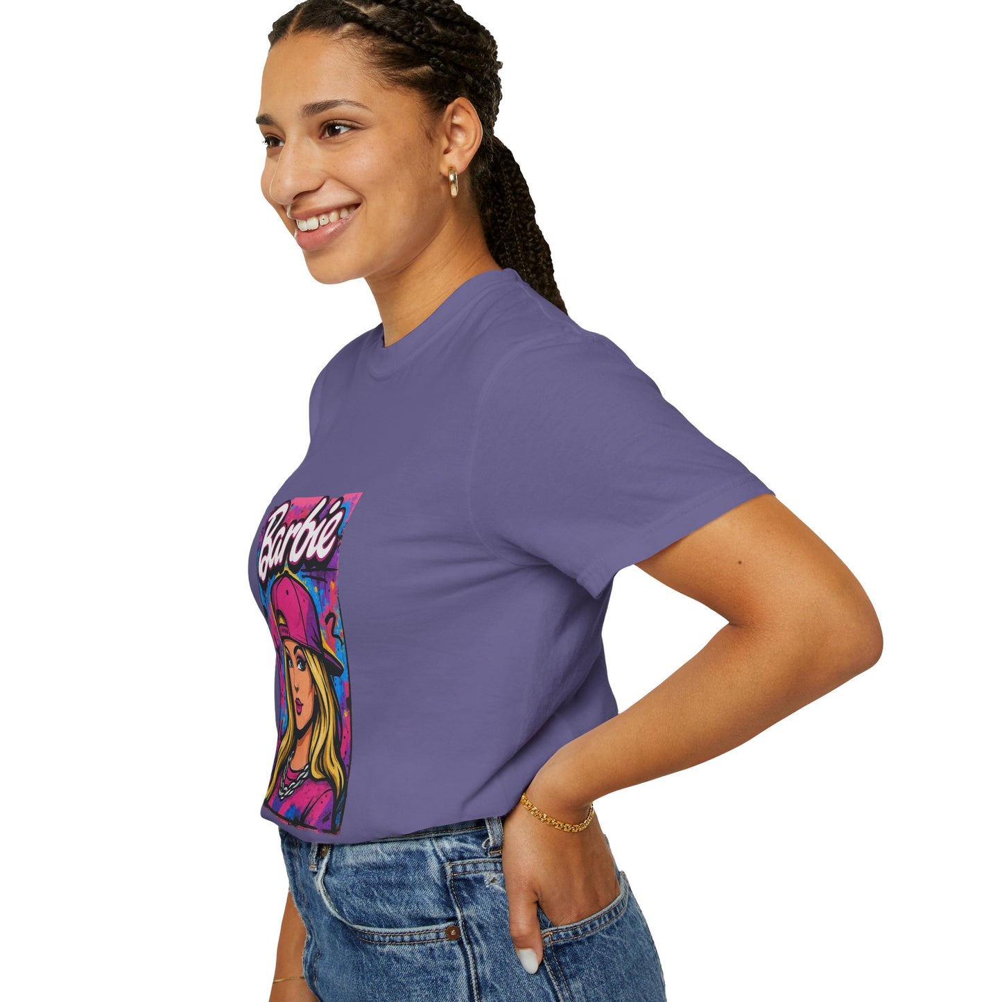 Barbie-Inspired Unisex Garment-Dyed T-Shirt – Stylische Streetwear