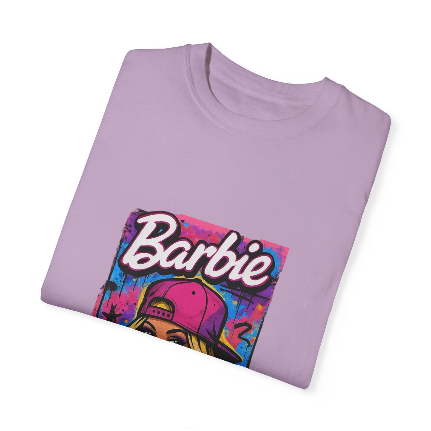 Barbie-Inspired Unisex Garment-Dyed T-Shirt – Stylische Streetwear