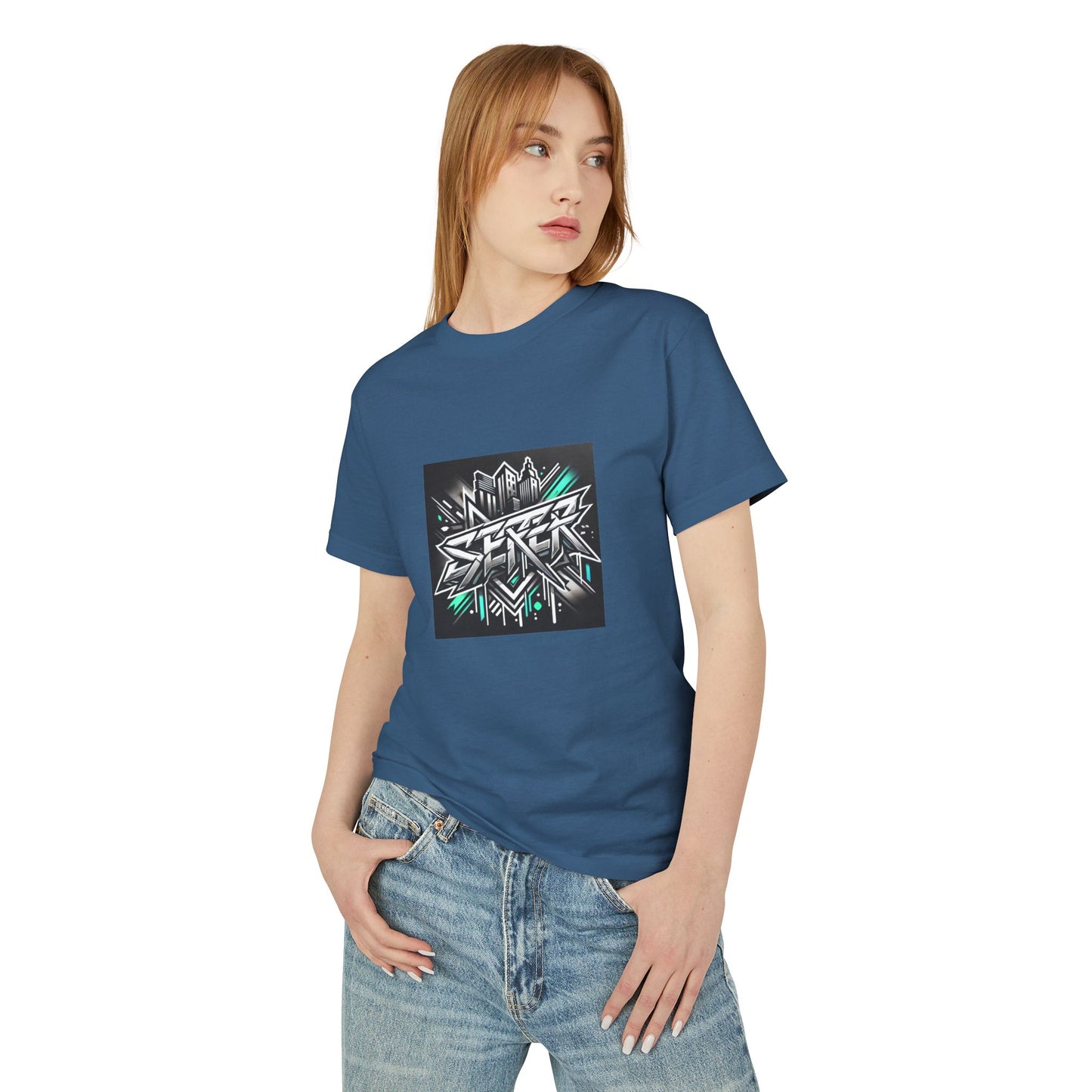 Street Art Inspired Unisex Heavyweight Cotton Tee – Urban Style & Kreativer Ausdruck