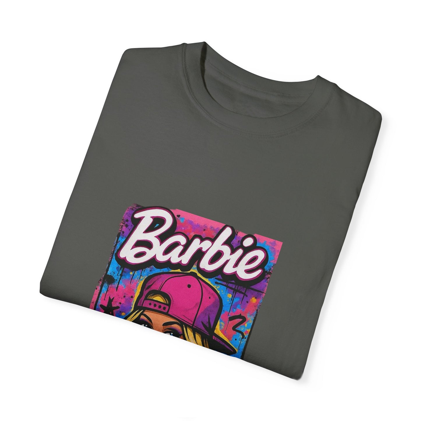 Barbie-Inspired Unisex Garment-Dyed T-Shirt – Stylische Streetwear