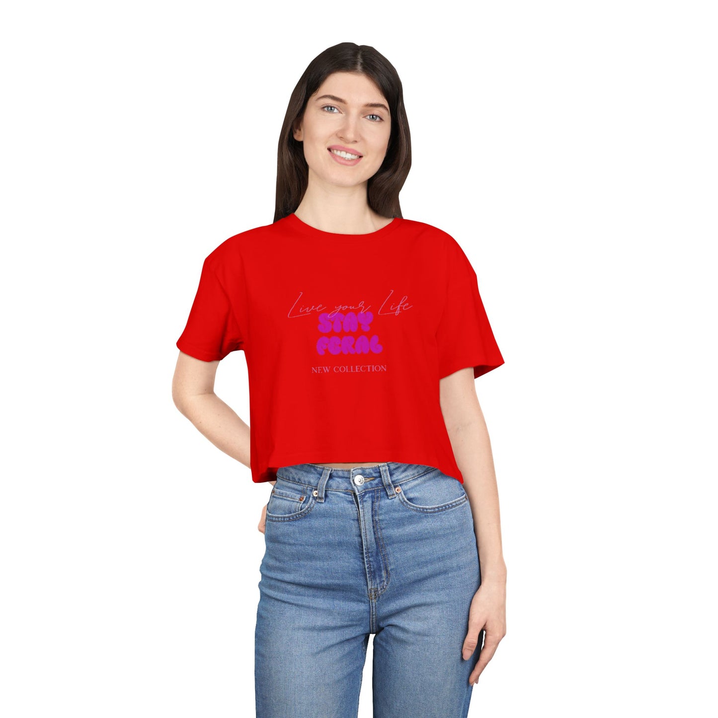 Women's Crop Tee – Stylisch, Bequem & Perfekt für den Sommer