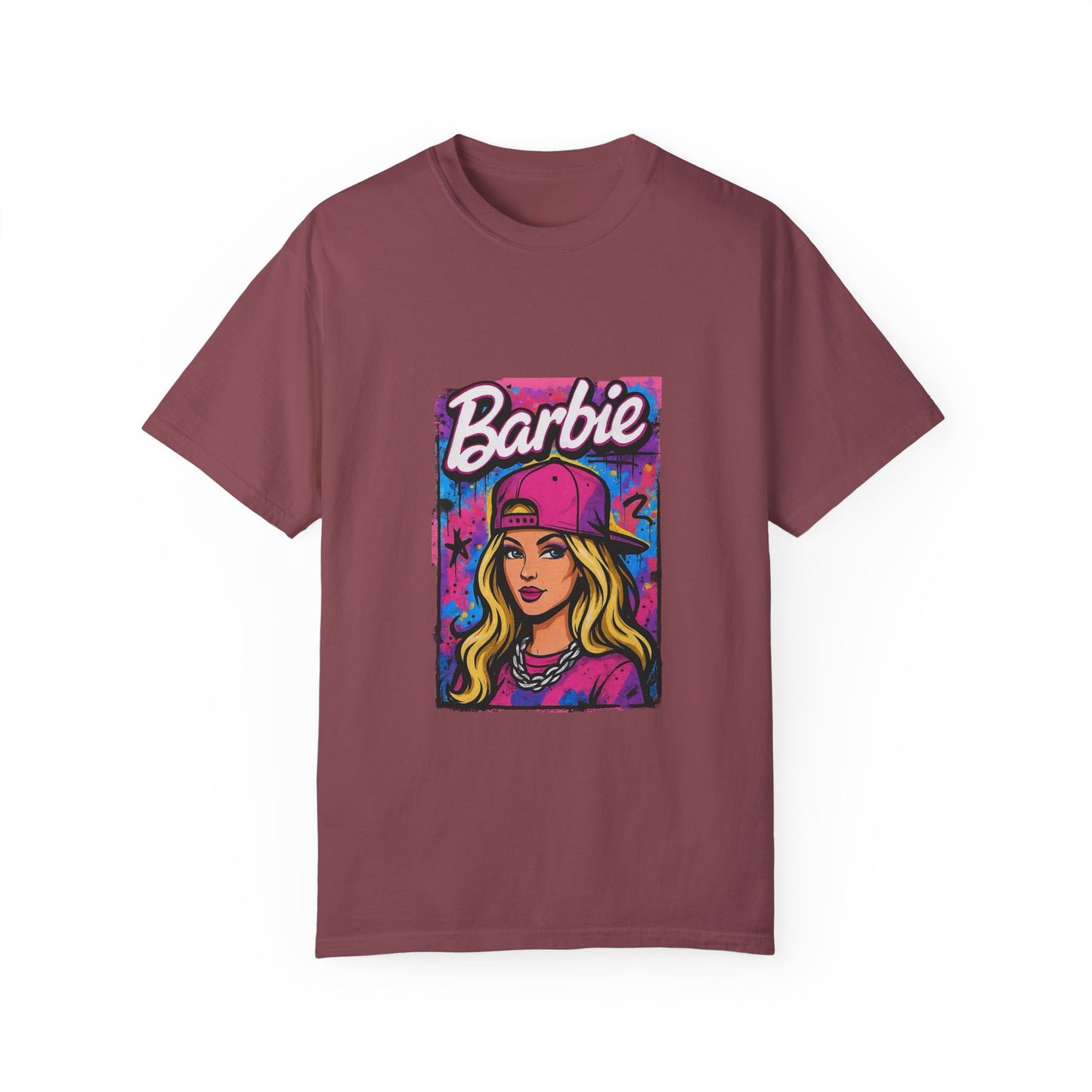 Barbie-Inspired Unisex Garment-Dyed T-Shirt – Stylische Streetwear