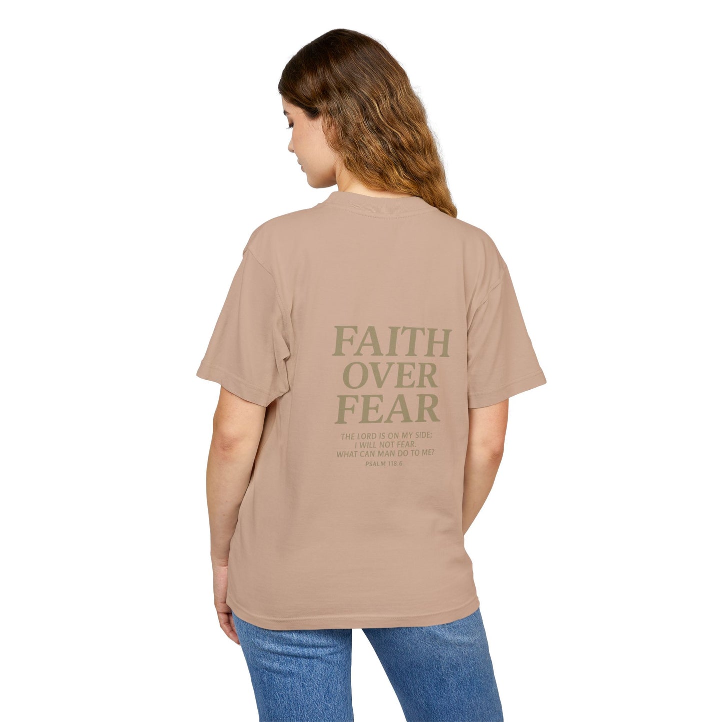 Faith Over Fear Unisex Urban Heavy Tee