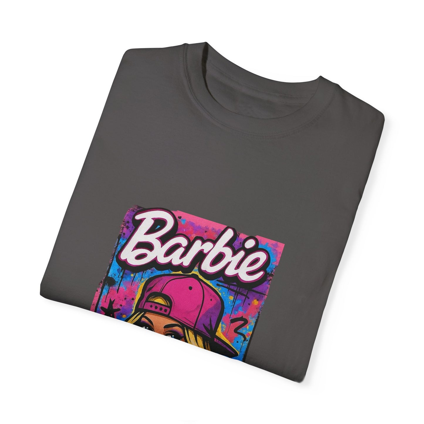 Barbie-Inspired Unisex Garment-Dyed T-Shirt – Stylische Streetwear