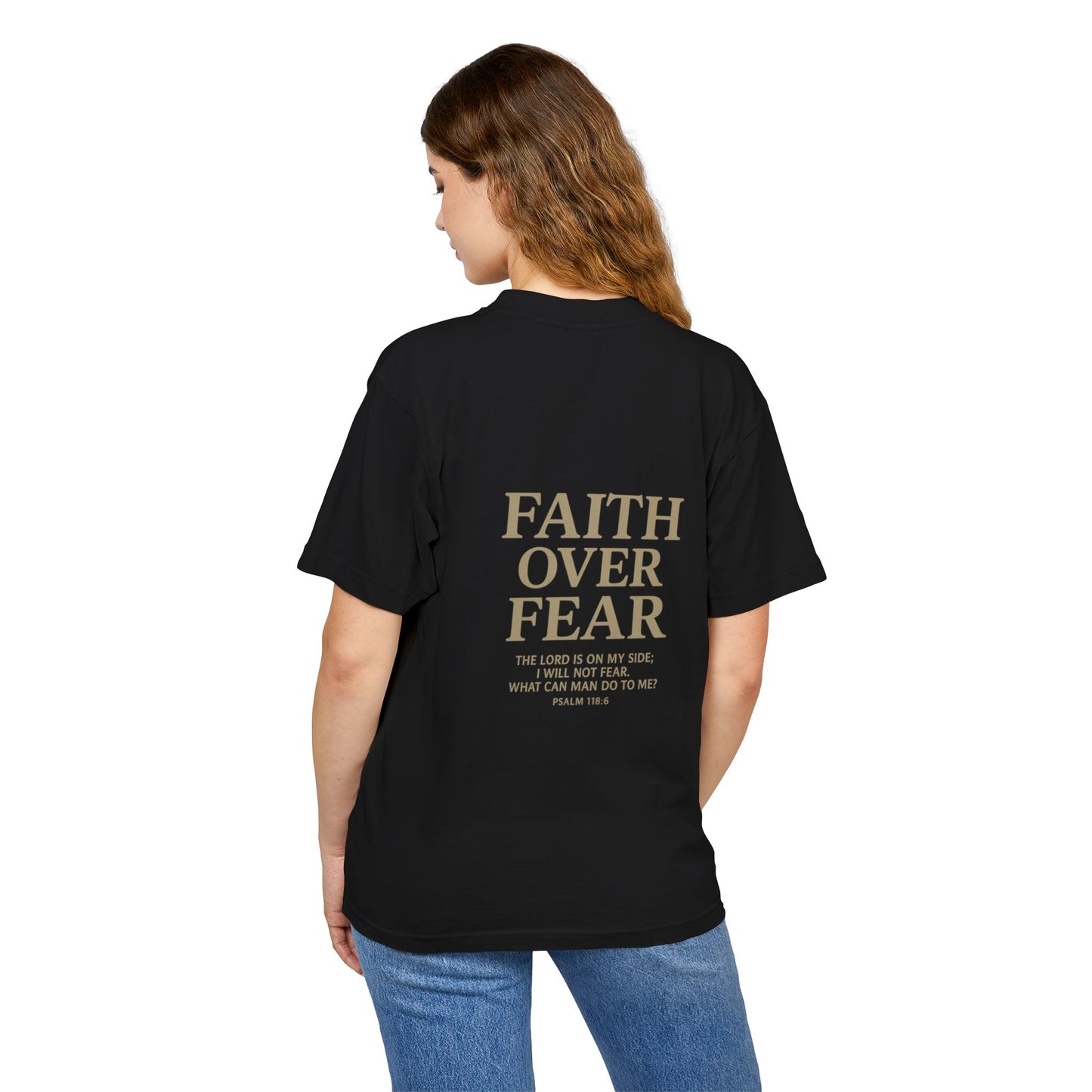 Faith Over Fear Unisex Urban Heavy Tee