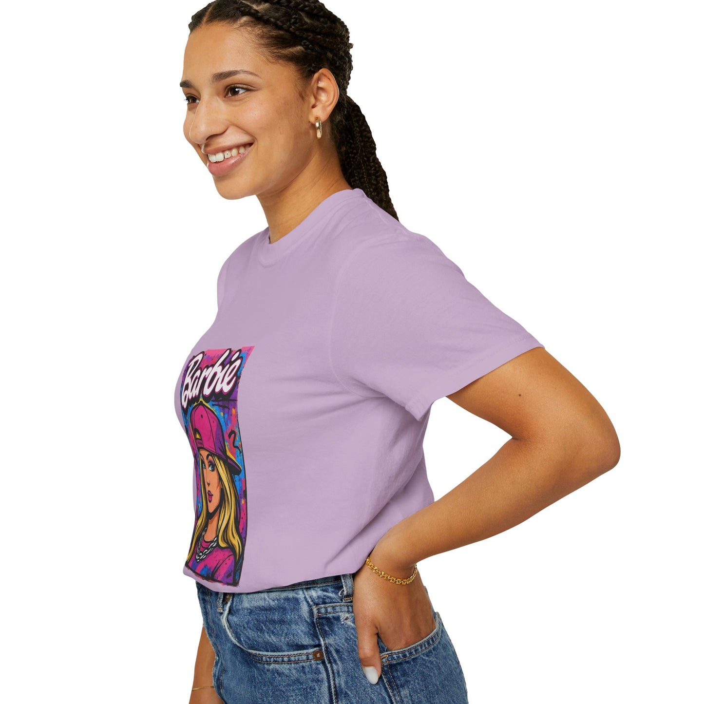 Barbie-Inspired Unisex Garment-Dyed T-Shirt – Stylische Streetwear