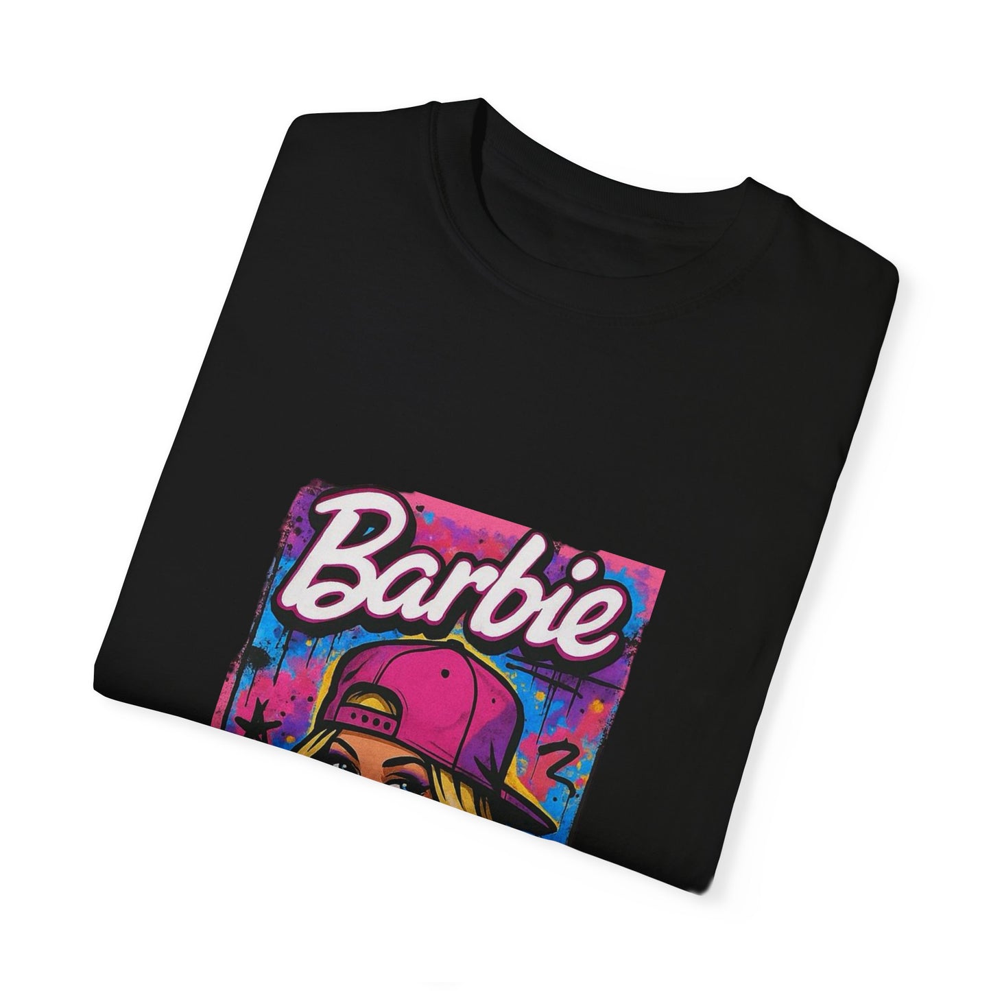 Barbie-Inspired Unisex Garment-Dyed T-Shirt – Stylische Streetwear
