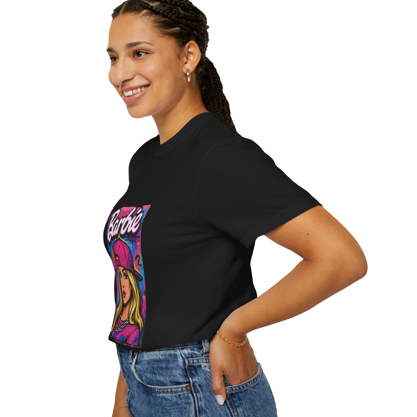 Barbie-Inspired Unisex Garment-Dyed T-Shirt – Stylische Streetwear