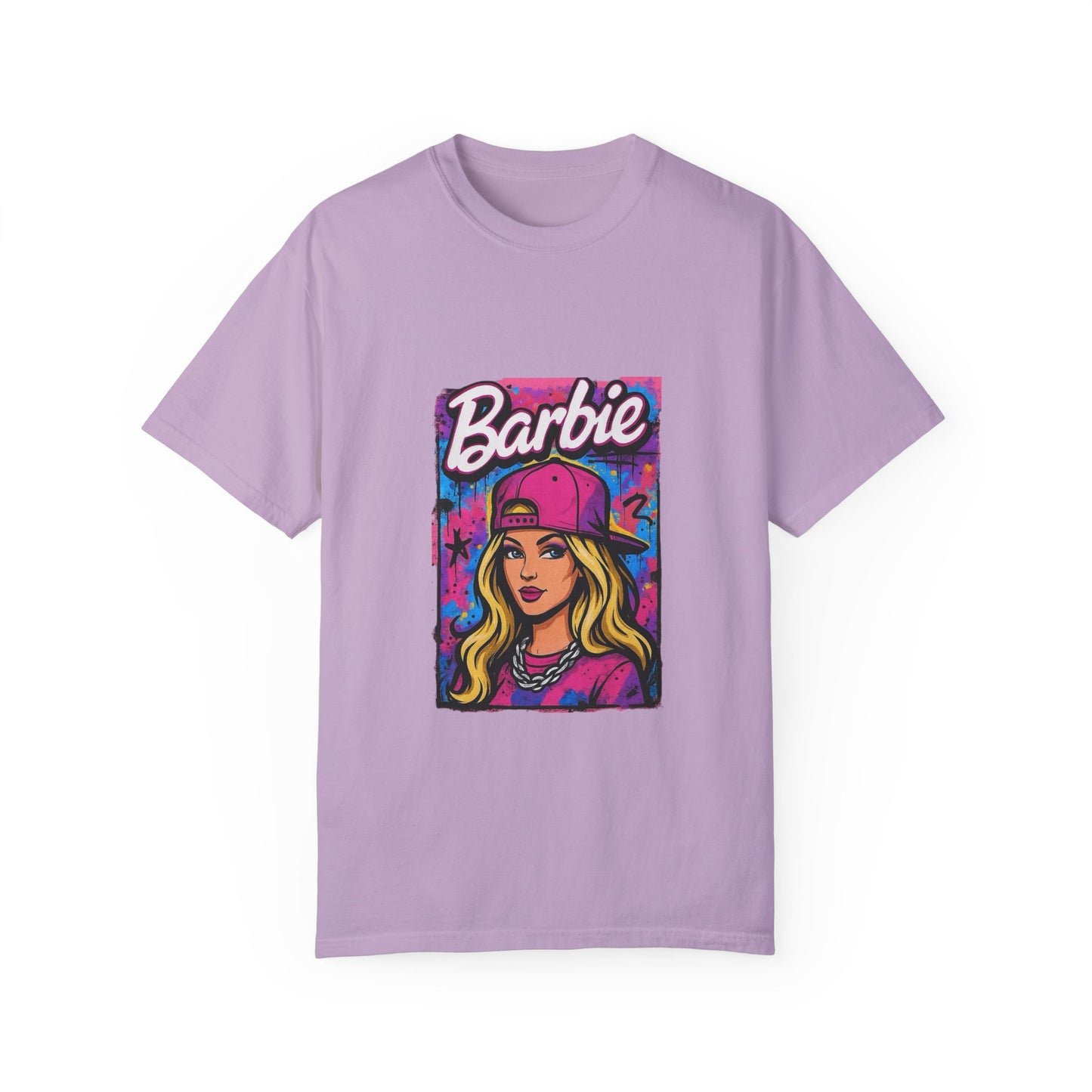 Barbie-Inspired Unisex Garment-Dyed T-Shirt – Stylische Streetwear
