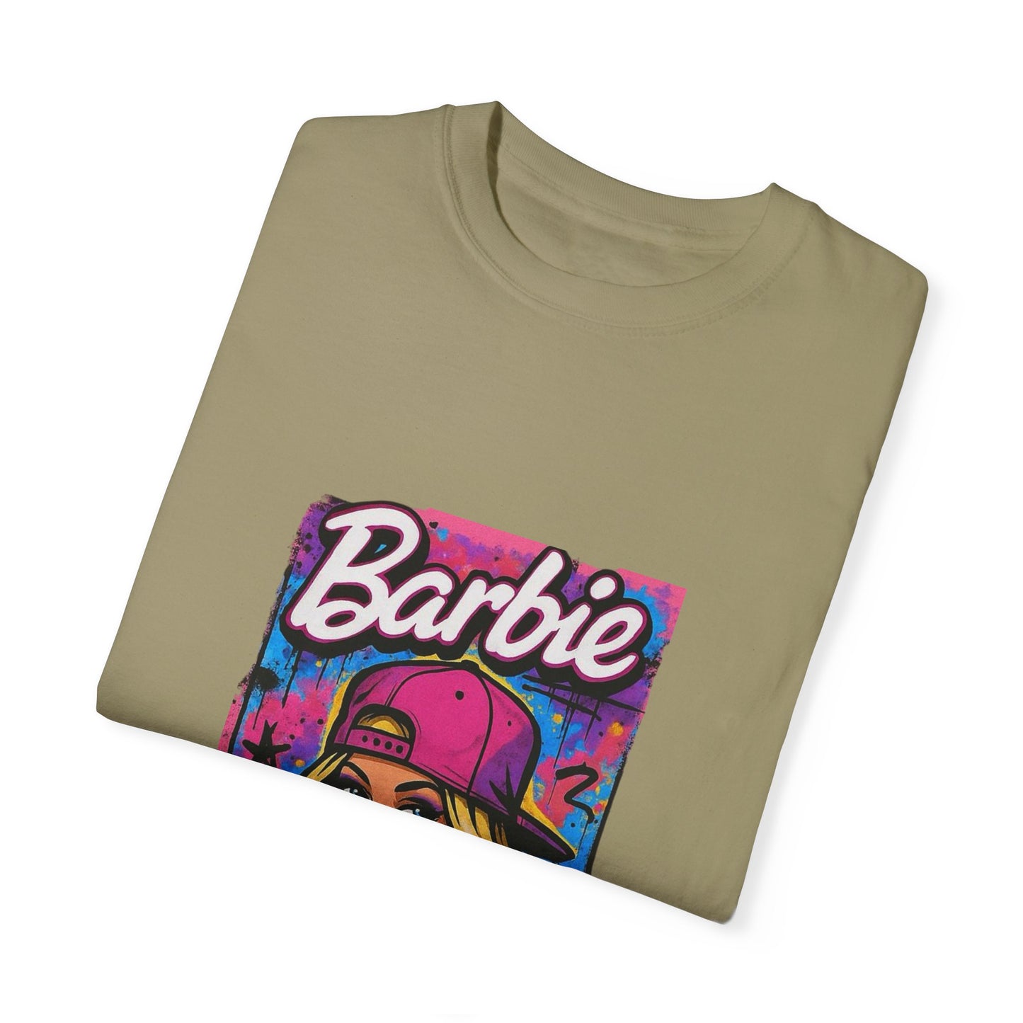 Barbie-Inspired Unisex Garment-Dyed T-Shirt – Stylische Streetwear