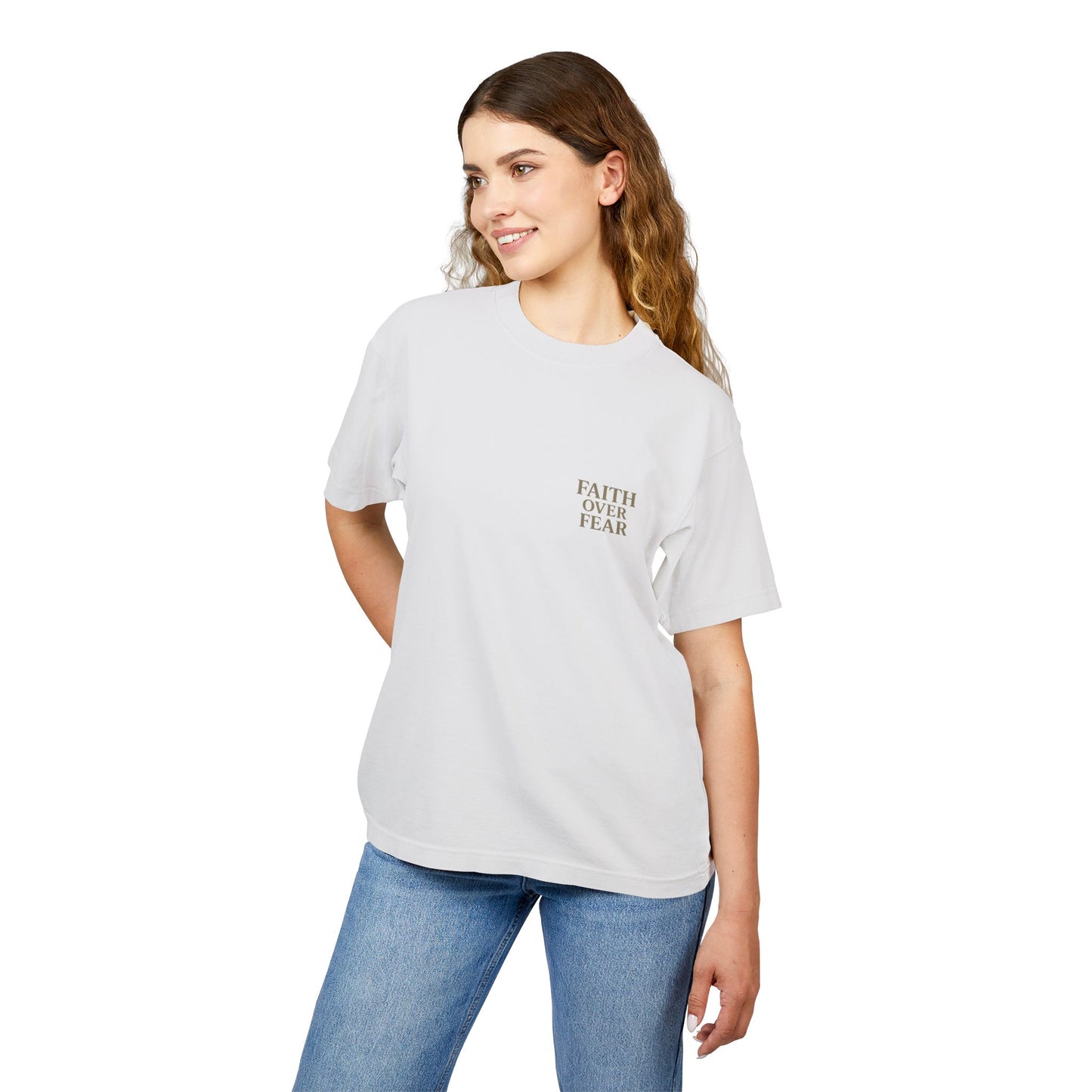 Faith Over Fear Unisex Urban Heavy Tee