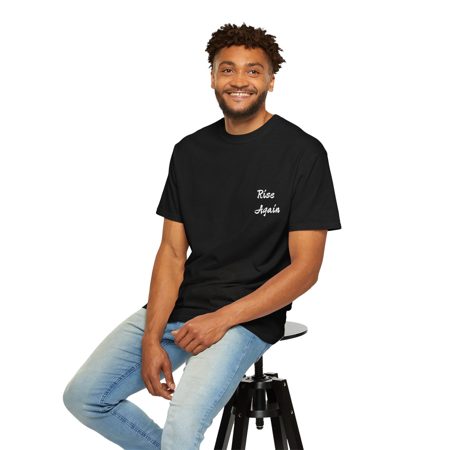 Unisex Rise Again Graphic T-Shirt - Resilient Against Conformity