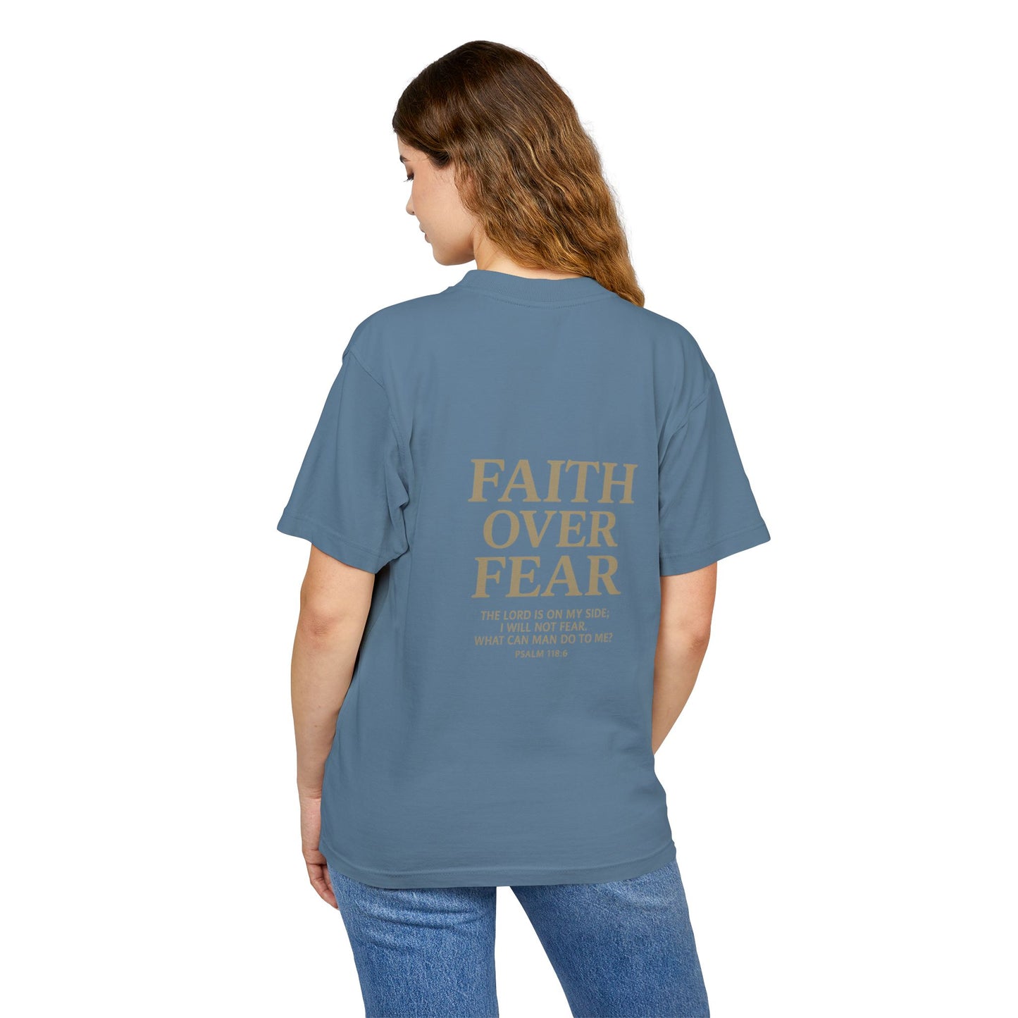 Faith Over Fear Unisex Urban Heavy Tee