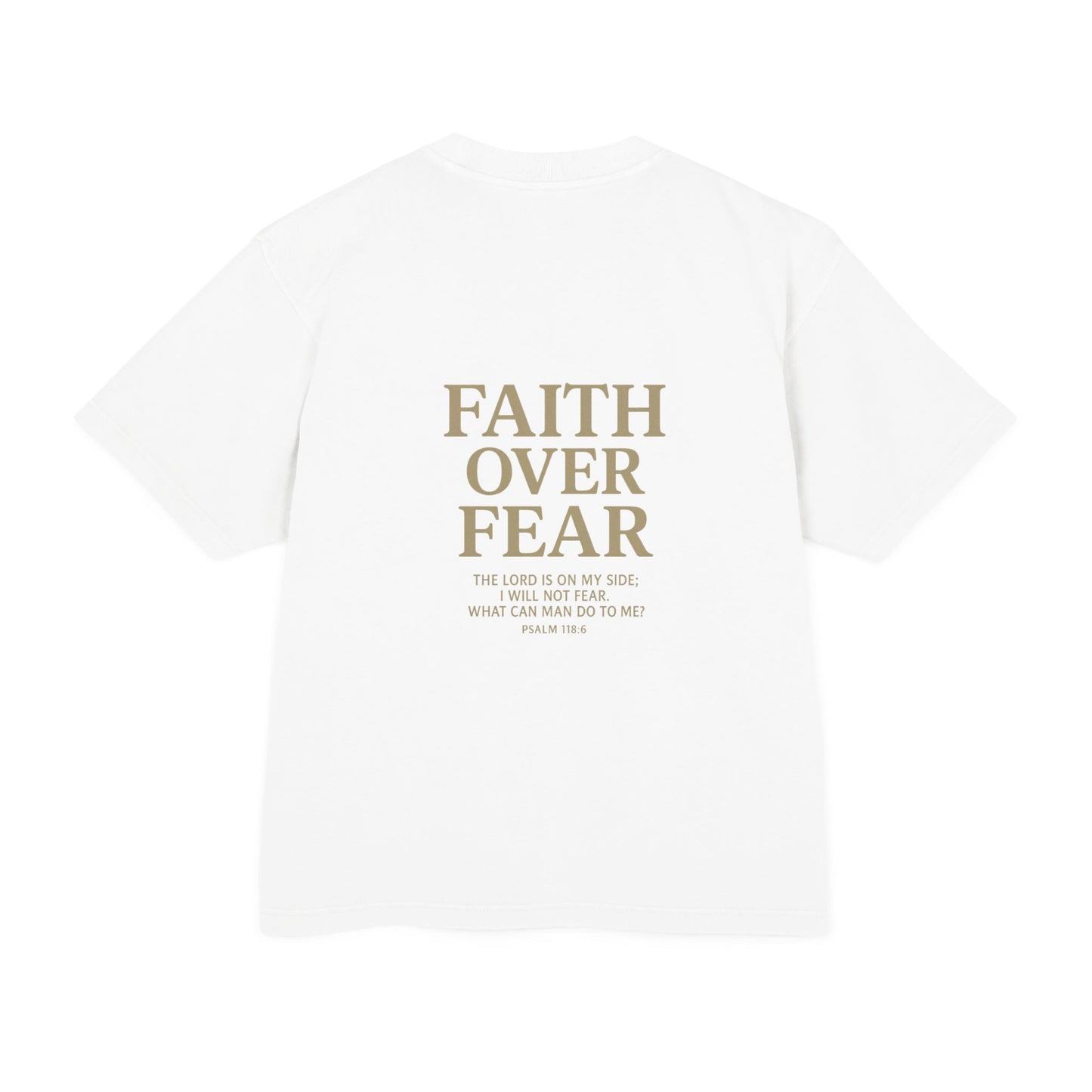 Faith Over Fear Unisex Urban Heavy Tee
