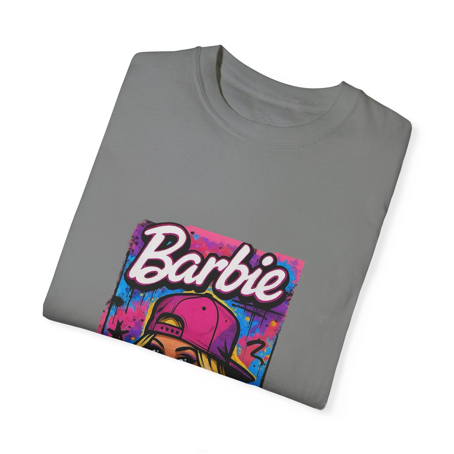 Barbie-Inspired Unisex Garment-Dyed T-Shirt – Stylische Streetwear
