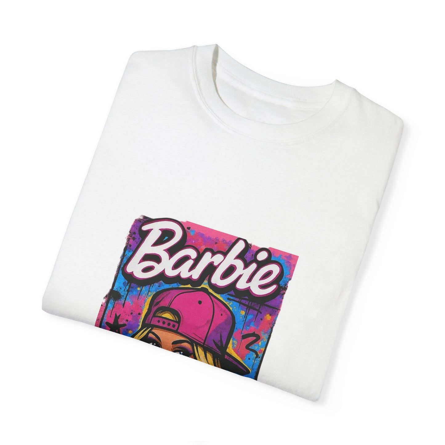 Barbie-Inspired Unisex Garment-Dyed T-Shirt – Stylische Streetwear