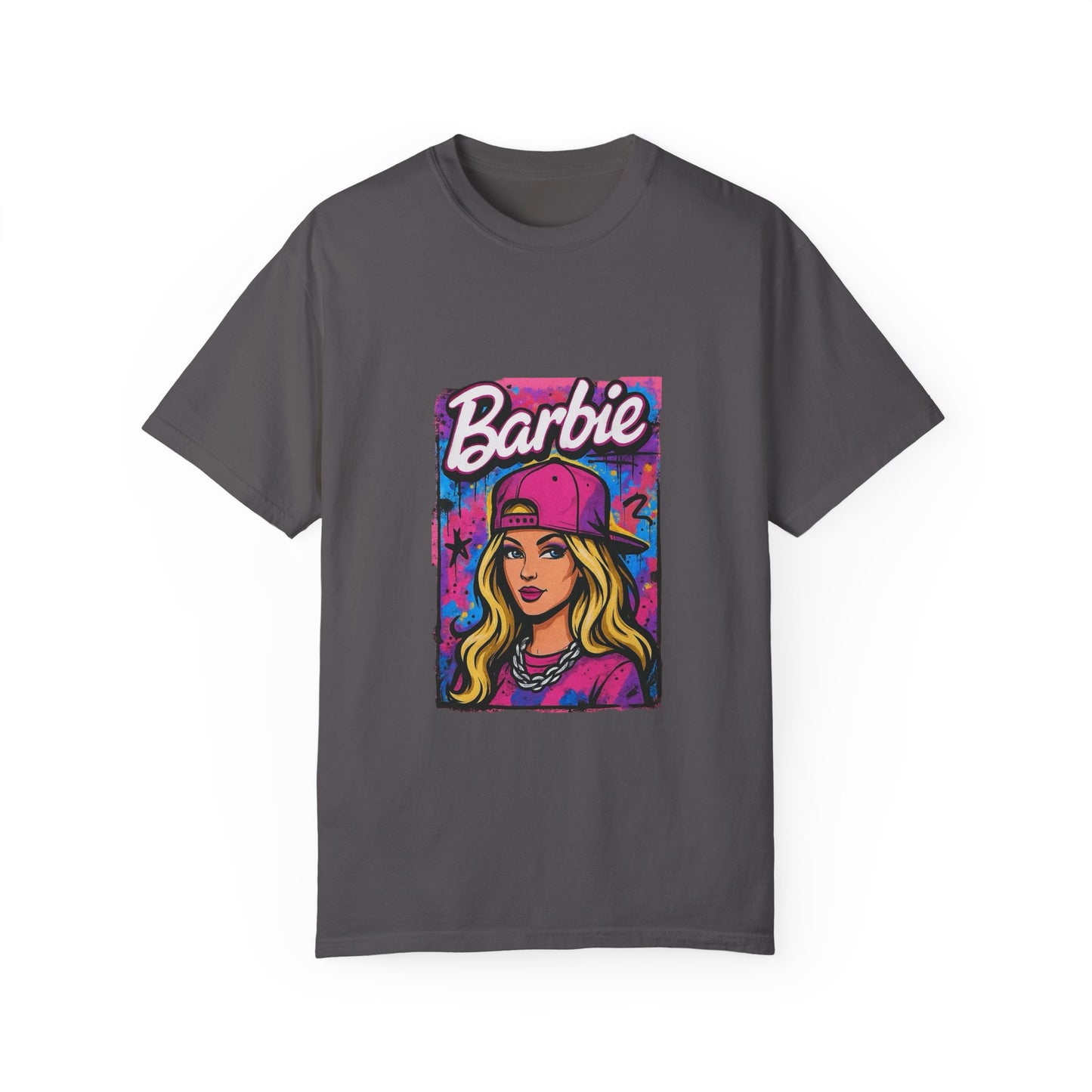 Barbie-Inspired Unisex Garment-Dyed T-Shirt – Stylische Streetwear