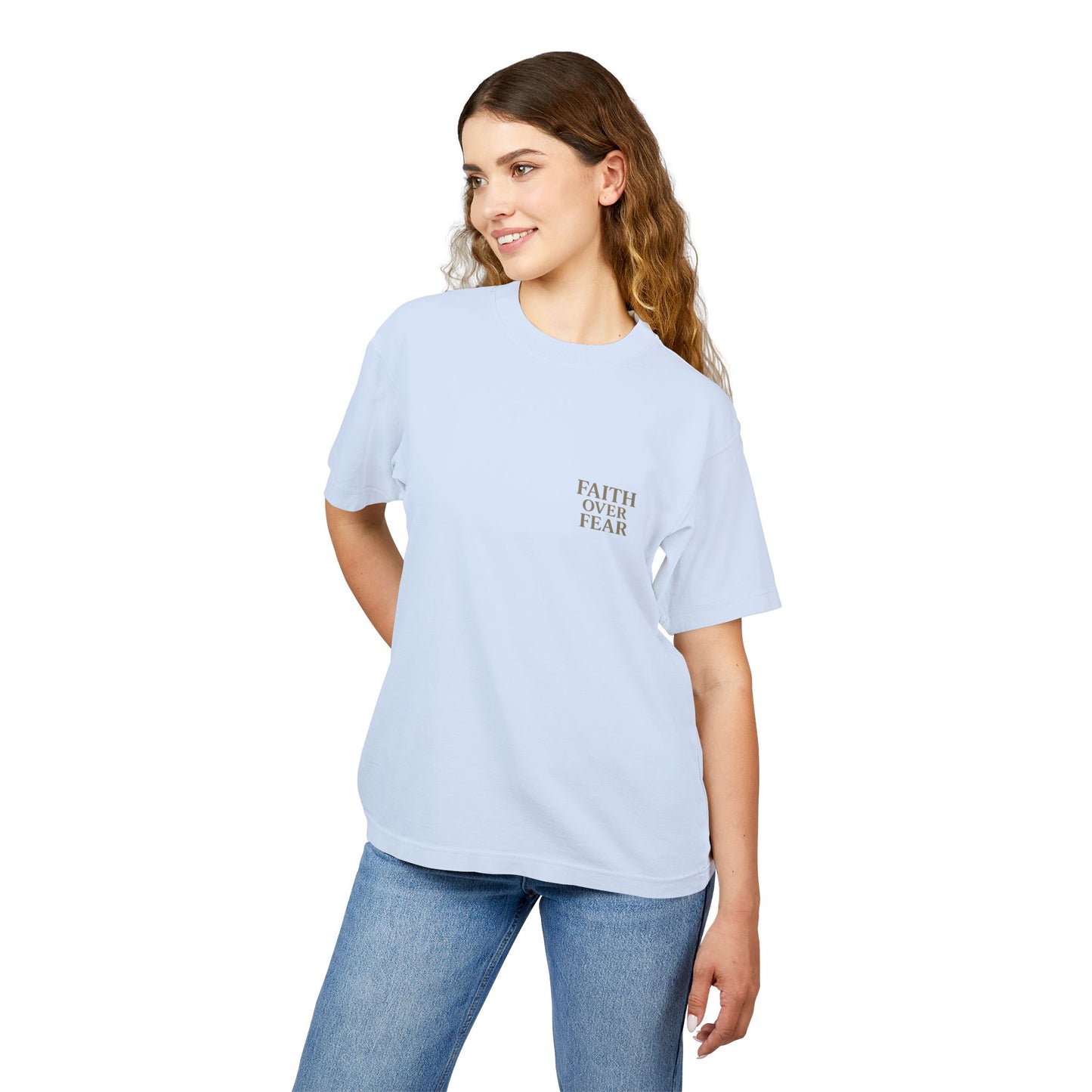 Faith Over Fear Unisex Urban Heavy Tee