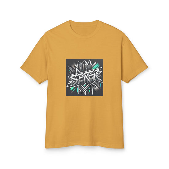 Street Art Inspired Unisex Heavyweight Cotton Tee – Urban Style & Kreativer Ausdruck
