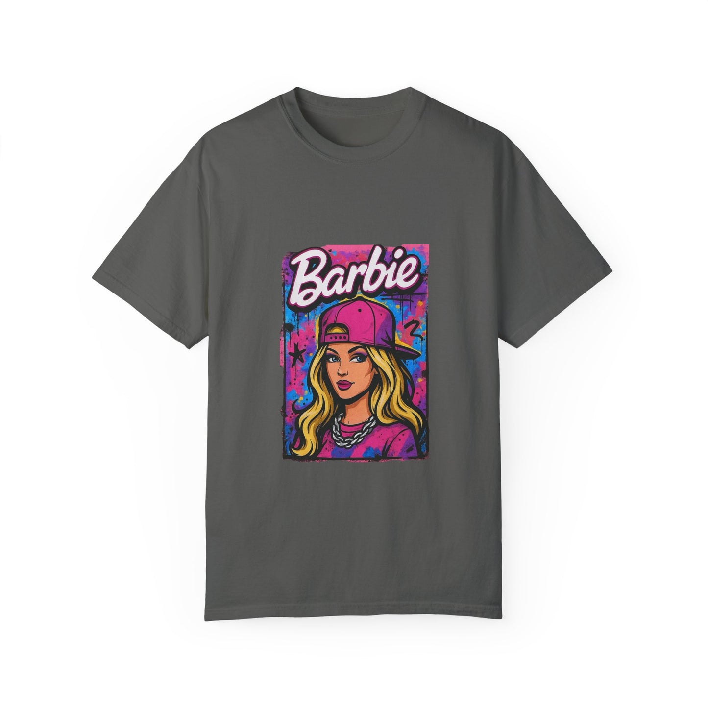 Barbie-Inspired Unisex Garment-Dyed T-Shirt – Stylische Streetwear
