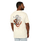 Unisex Snake & Rose Graphic Tee – Heavyweight Cotton